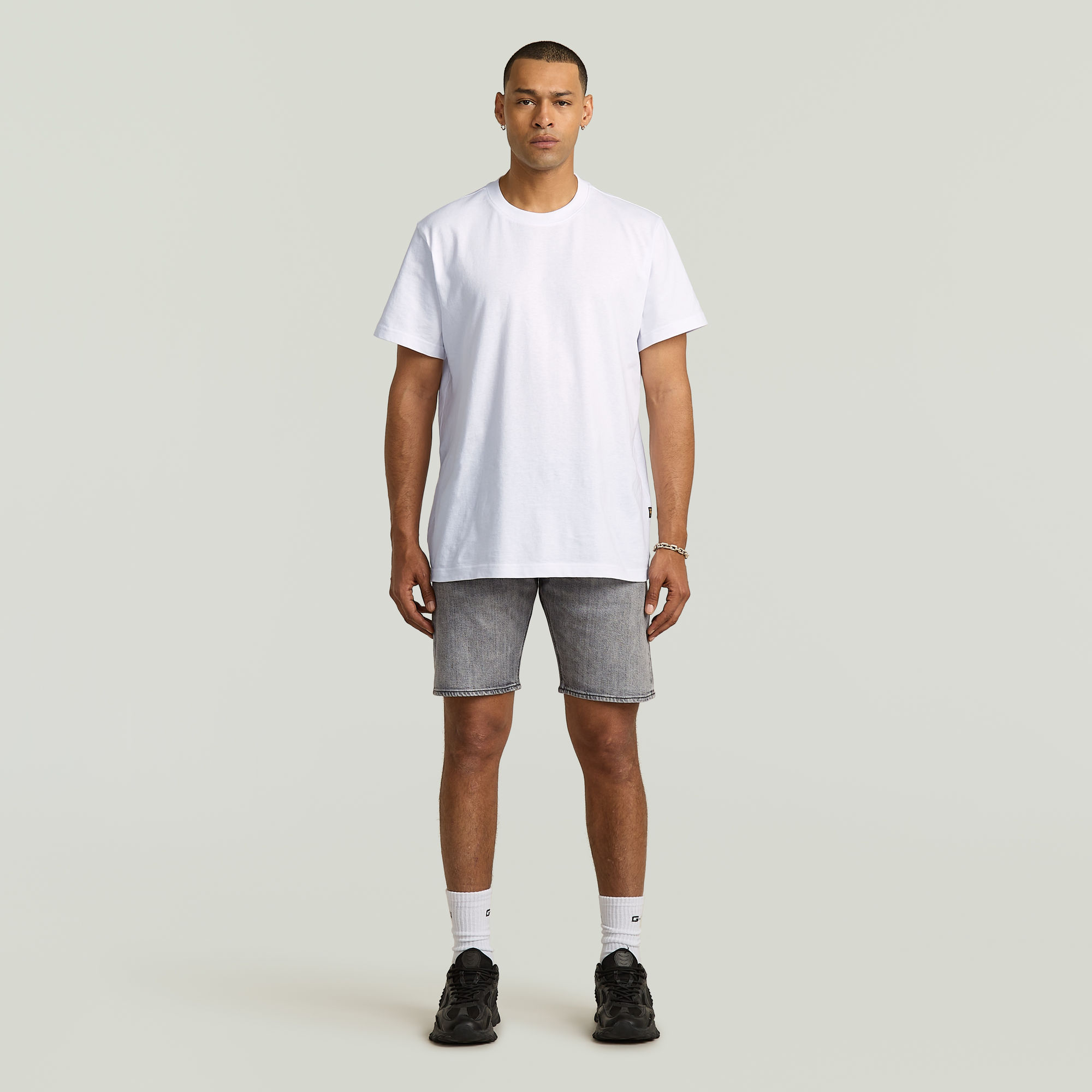 Thumbnail - Triple A Denim Shorts - Grau - Herren