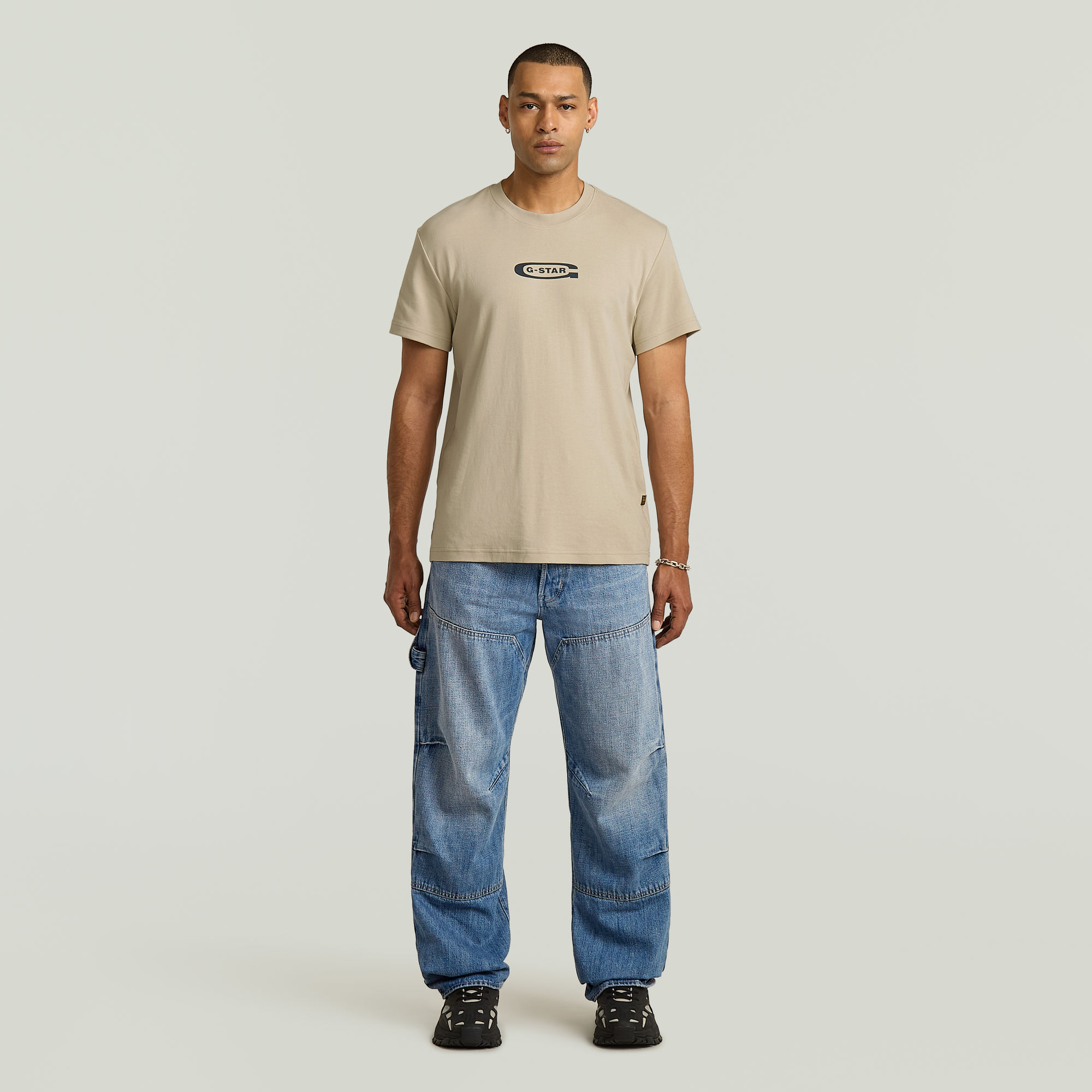 Thumbnail - Carpenter 3D Loose Jeans - Mittelblau - Herren