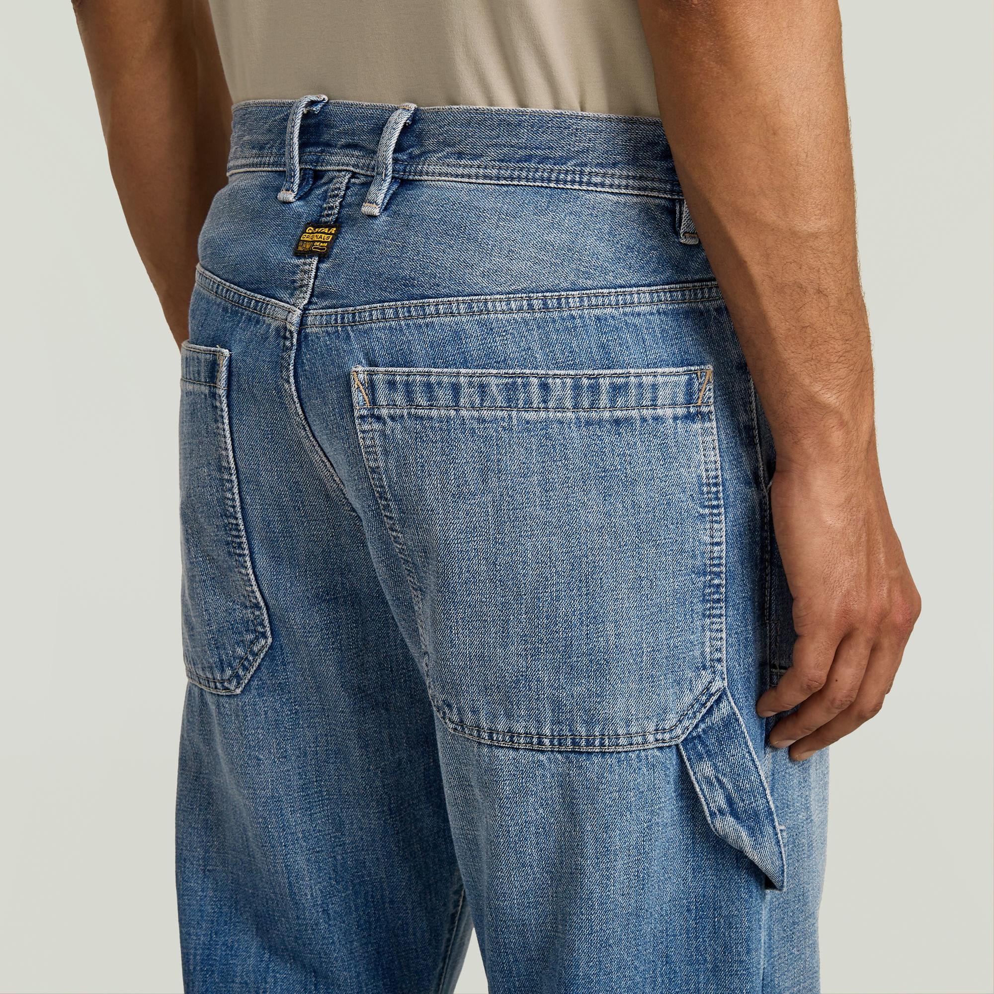 G-Star RAW Carpenter 3D Loose Jeans Midden blauw Heren