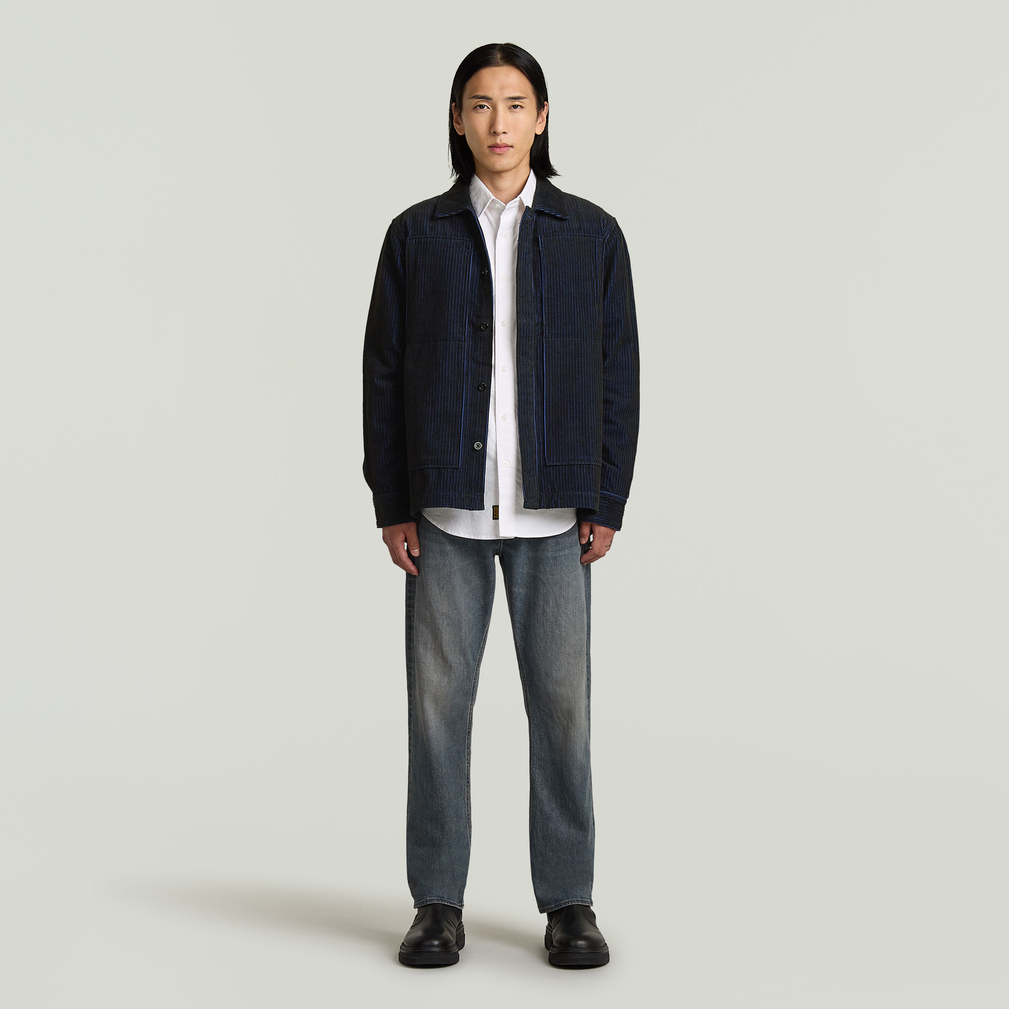 Thumbnail - Corduroy Overshirt - Mehrfarbig - Herren