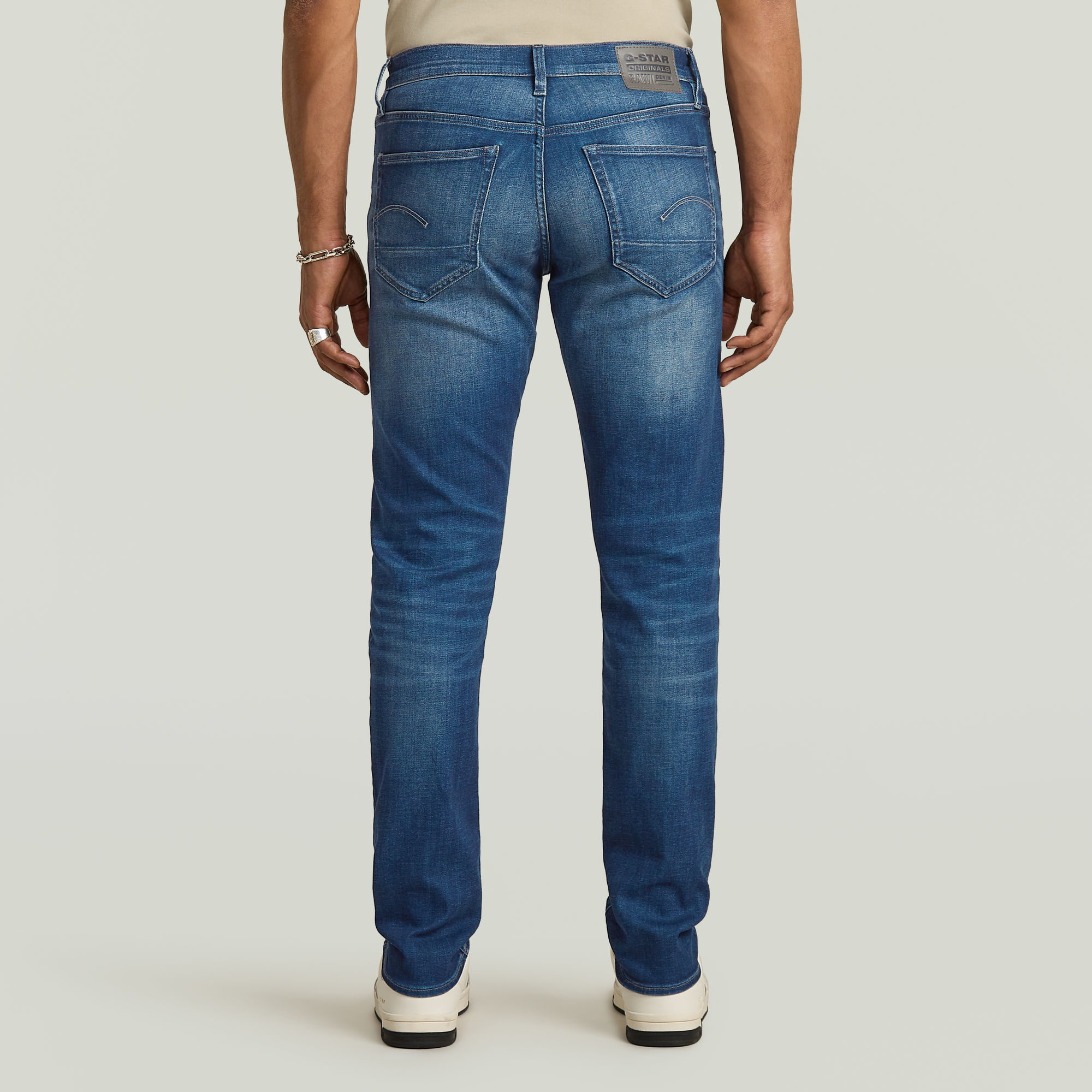 G-Star RAW 3301 Slim Jeans II Midden blauw Heren