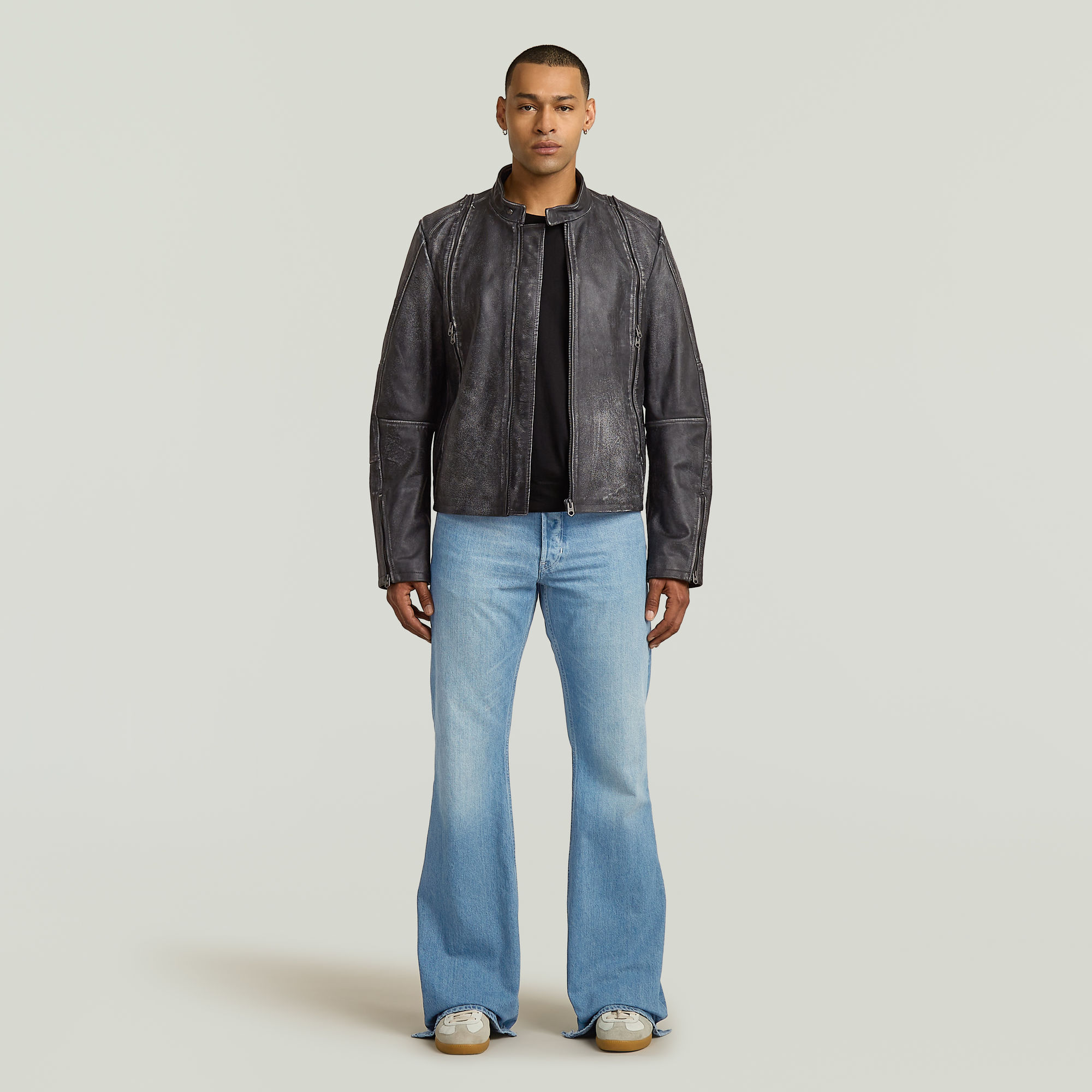 Thumbnail - Triple A Flare Jeans - Mittelblau - Herren