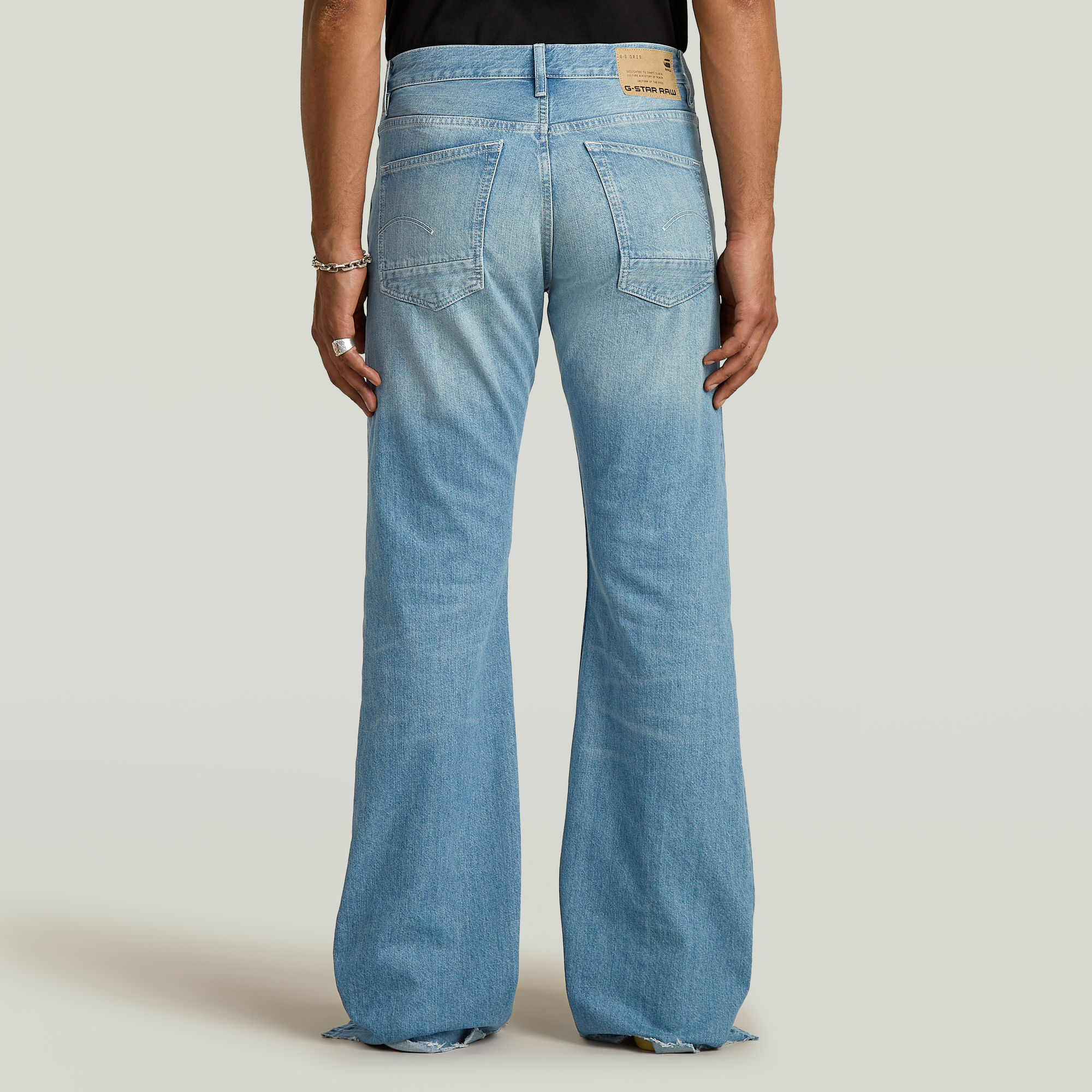 G-Star RAW Triple A Flare Jeans Midden blauw Heren