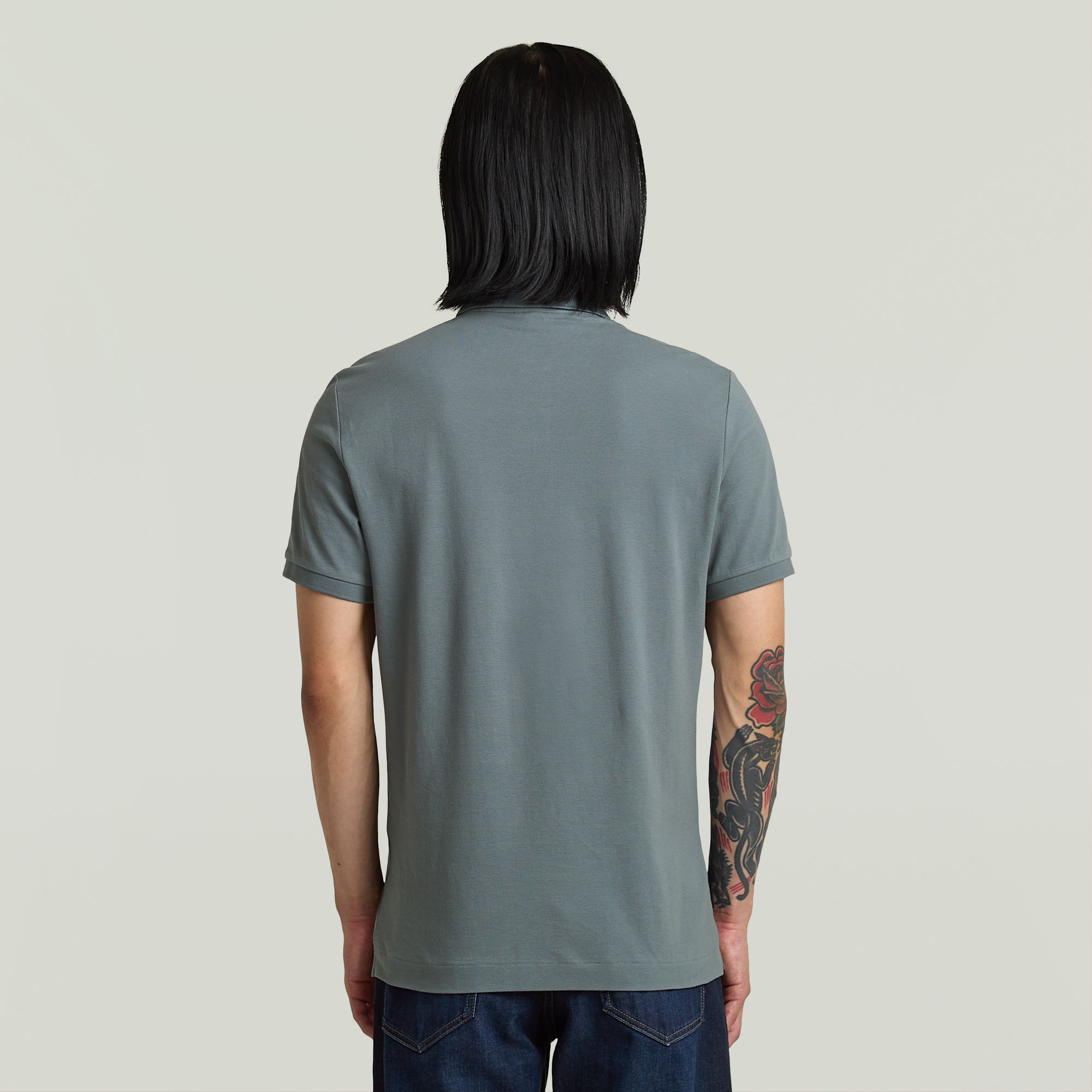 G-Star RAW Oluv Slim Polo Grijs Heren
