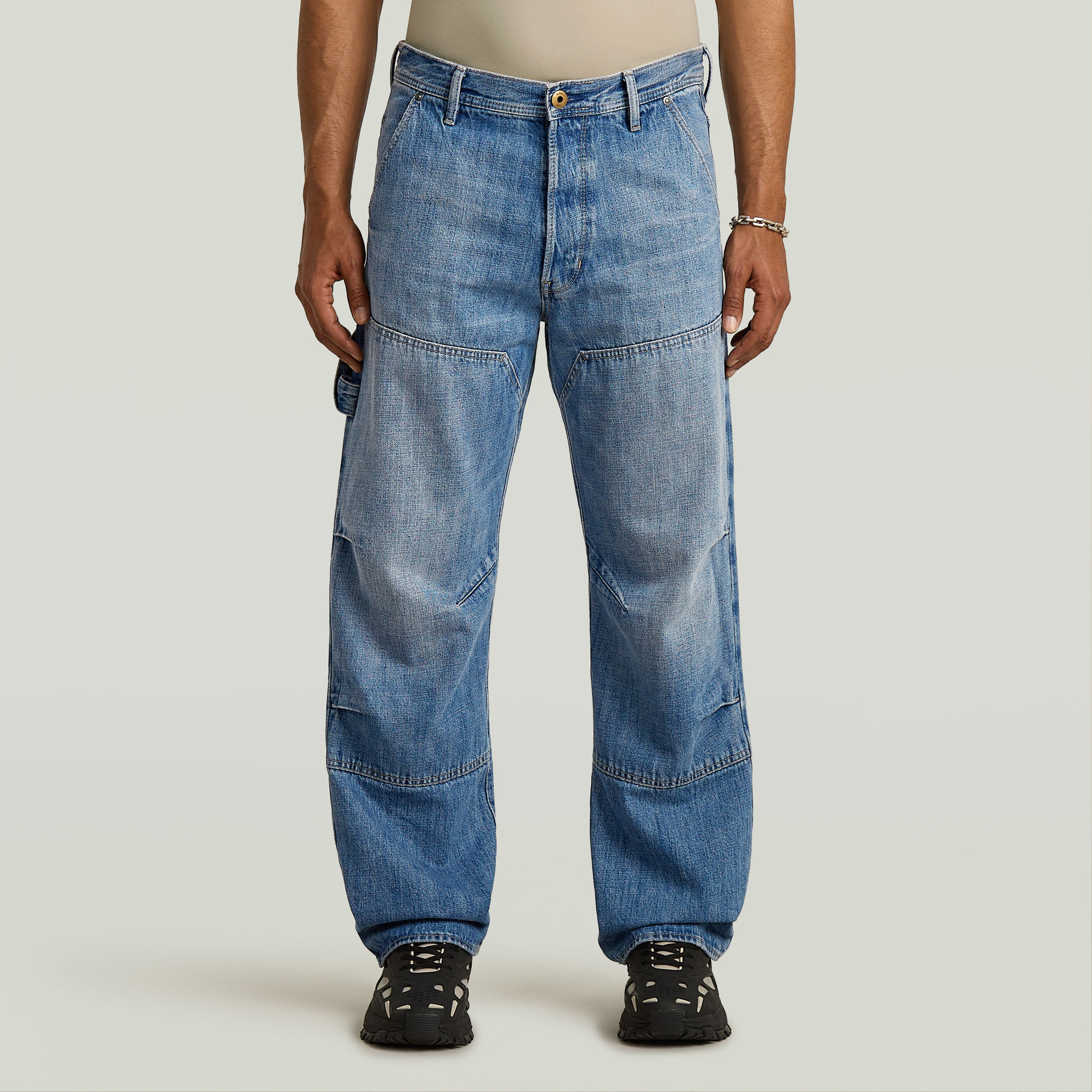 

Carpenter 3D Loose Jeans - Medium blue - Men