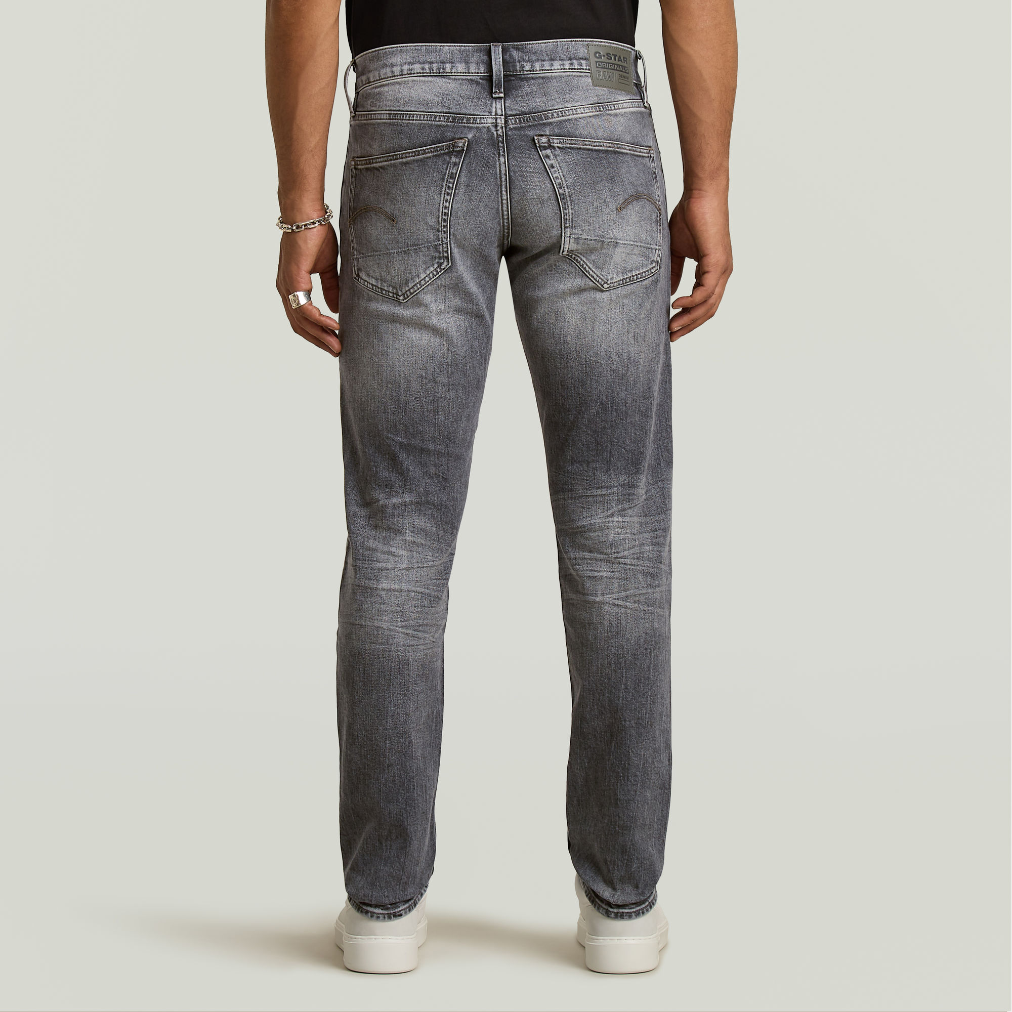 G-Star RAW 3301 Regular Tapered Jeans II Grijs Heren