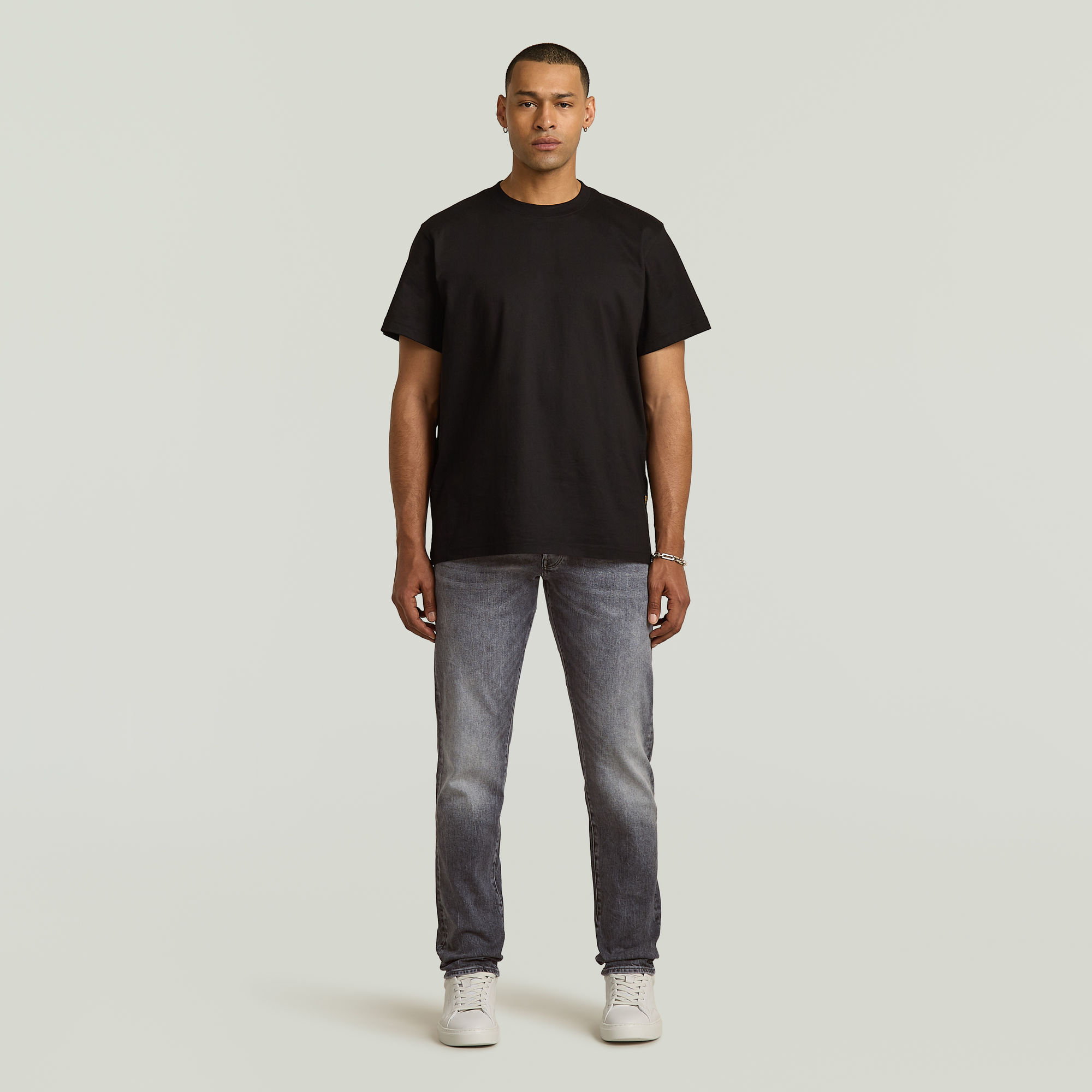 Thumbnail - 3301 Regular Tapered Jeans II - Grau - Herren