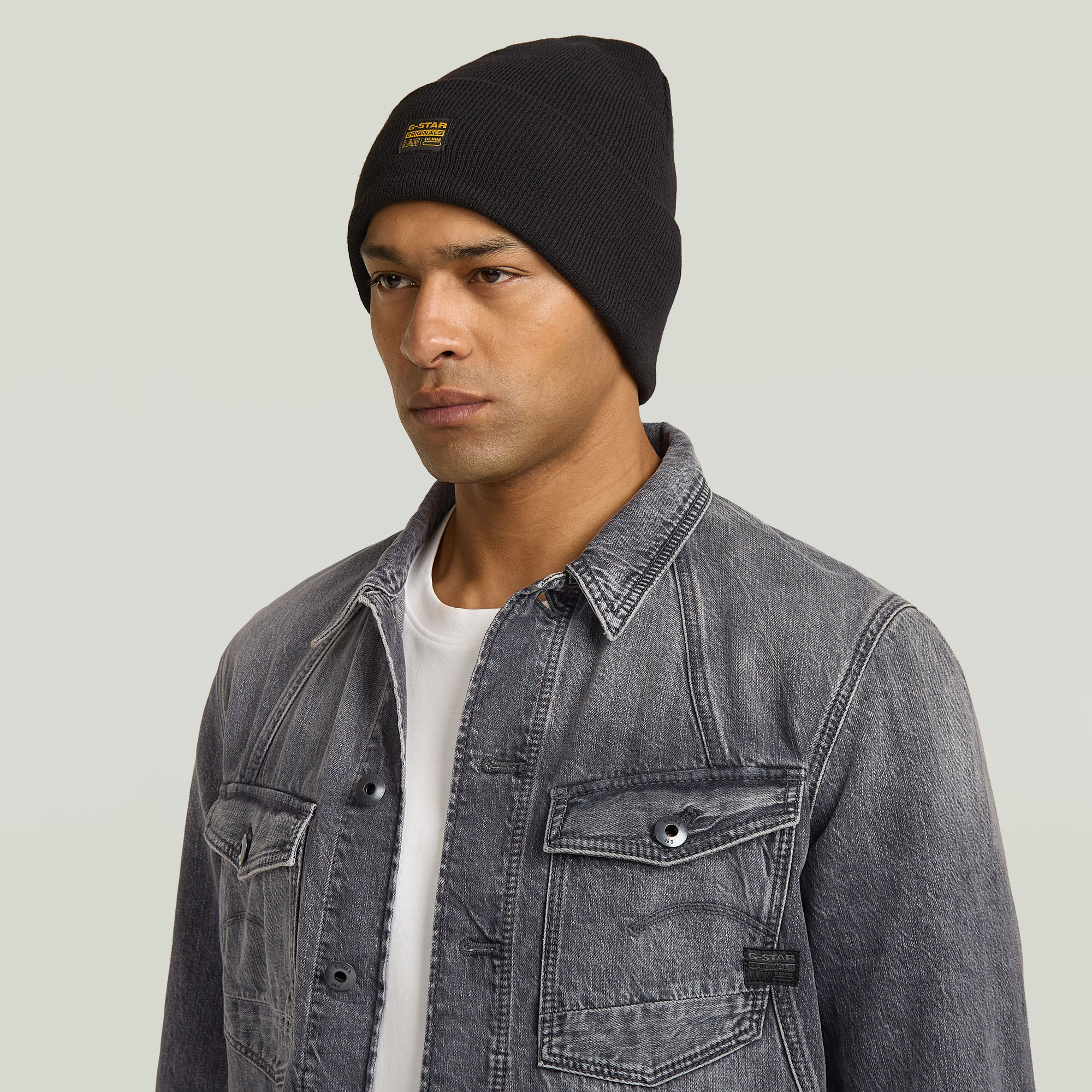 G-Star RAW Long Beanie Zwart Heren
