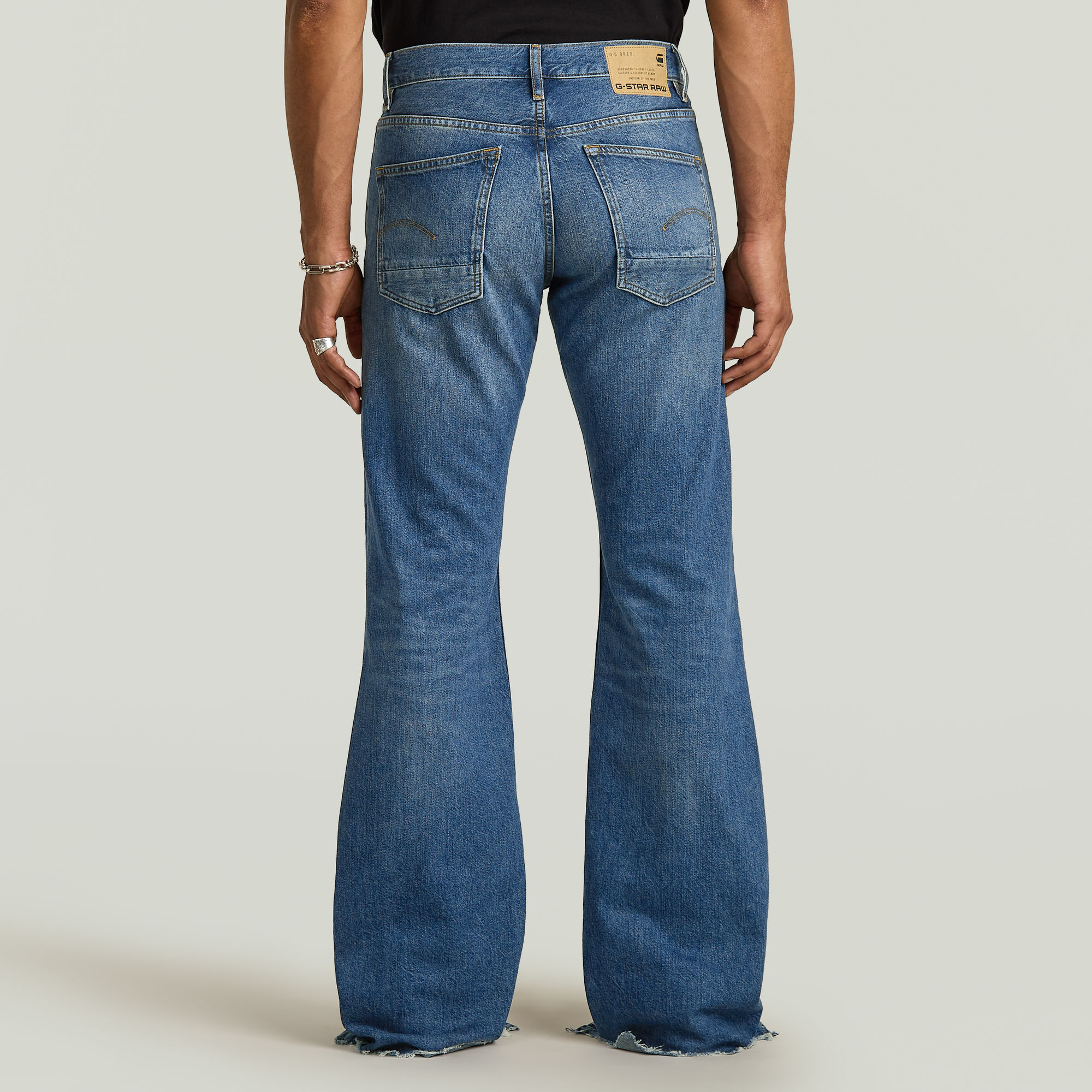 G-Star RAW Triple A Flare Jeans Midden blauw Heren
