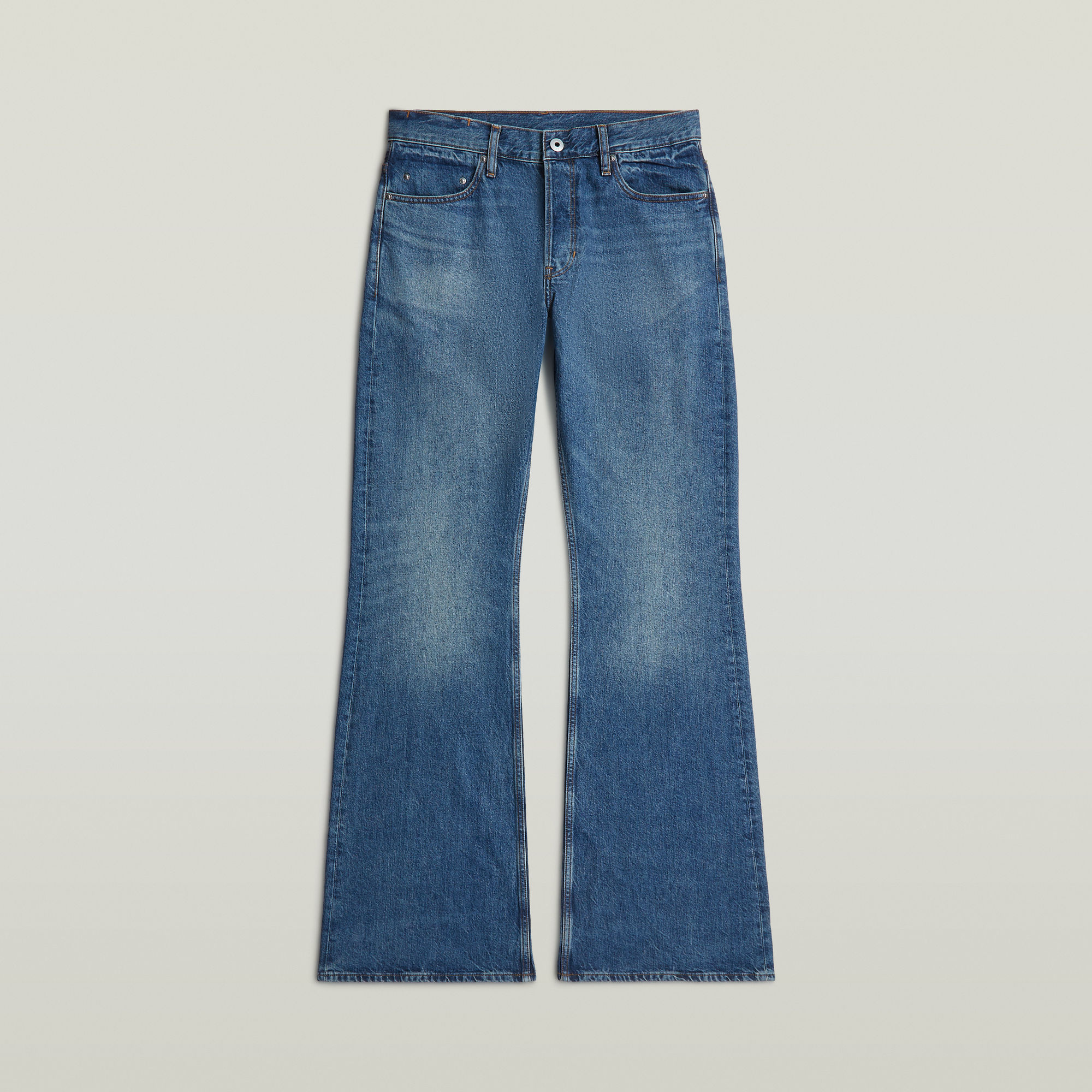 G-Star RAW Triple A Flare Jeans Midden blauw Heren