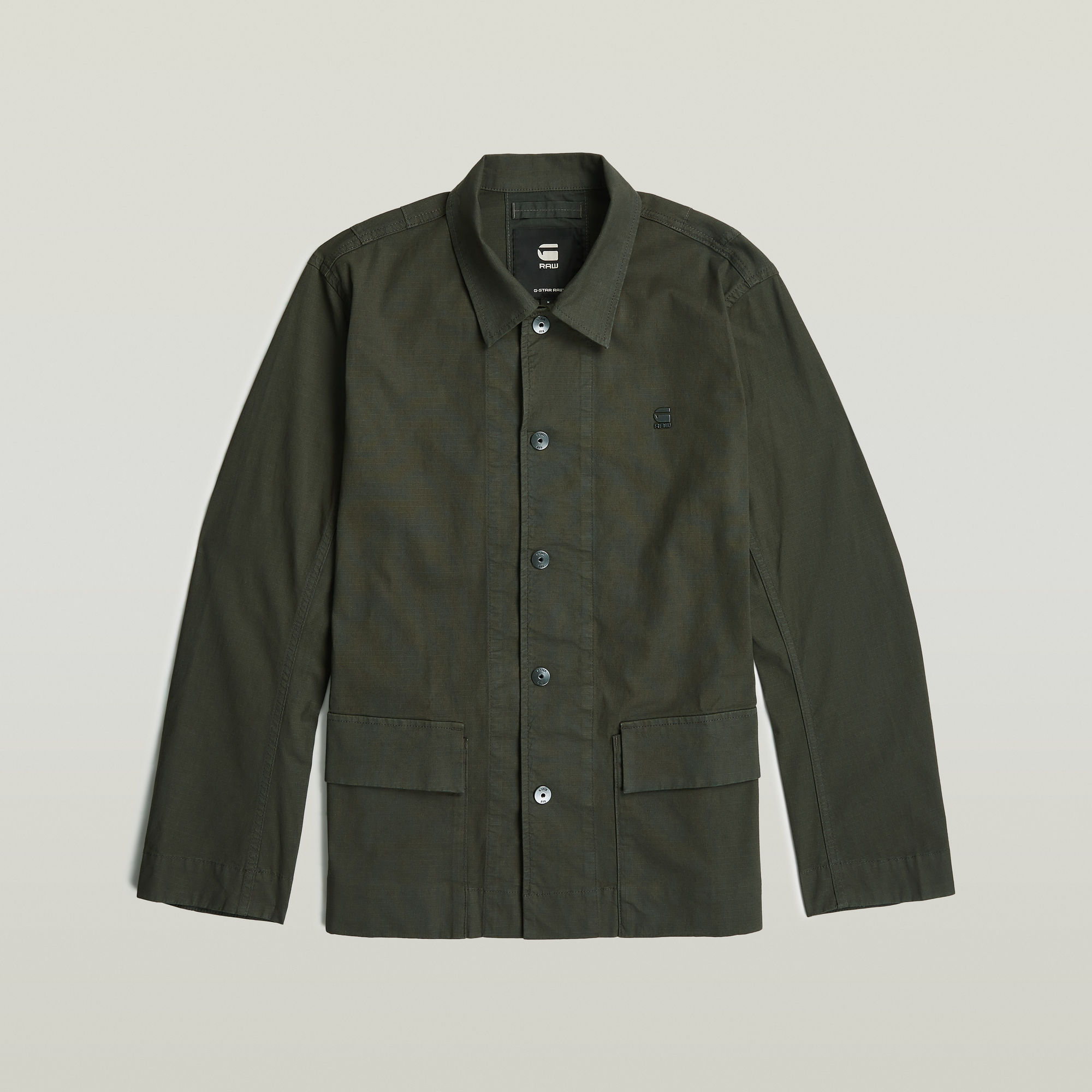 Thumbnail - 2 Pocket Overshirt - Grau - Herren