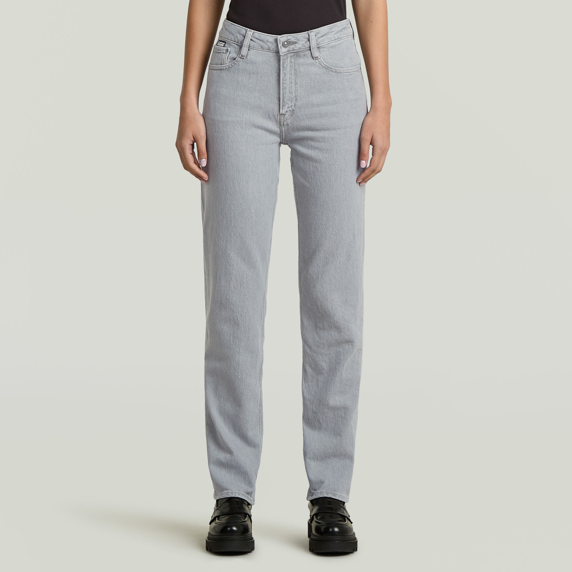 Jean Iggie Straight - Gris - Femmes - G-Star RAW - Modalova