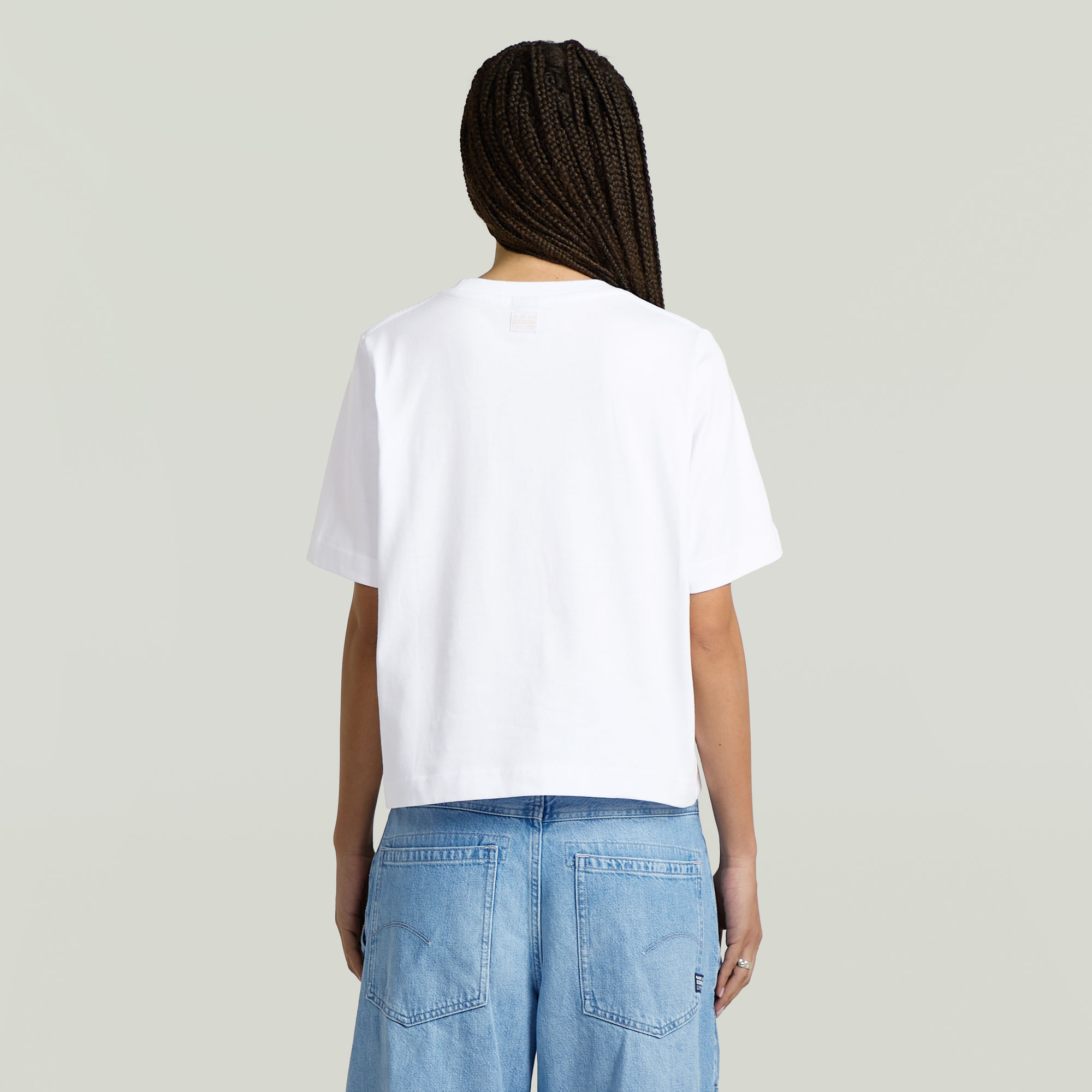 G-Star RAW Boxy T-shirt Wit Dames