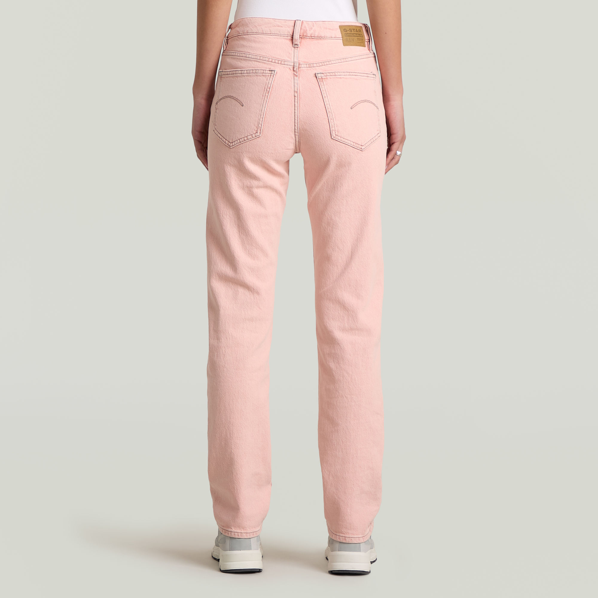 G-Star RAW Iggie Straight Jeans Roze Dames