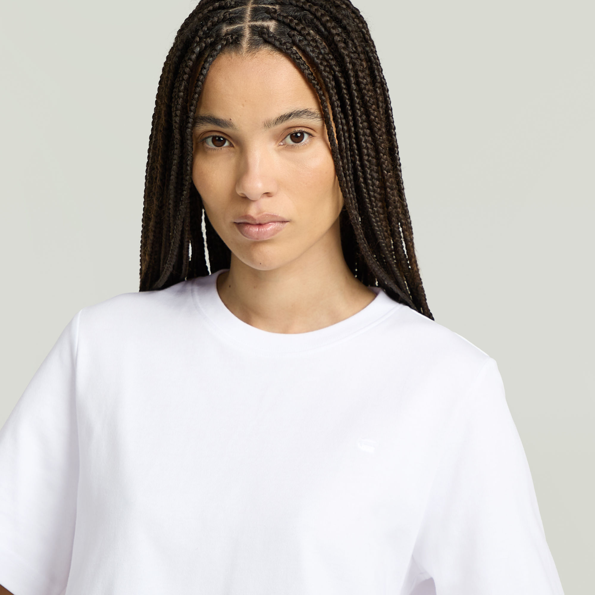 G-Star RAW Boxy T-shirt Wit Dames