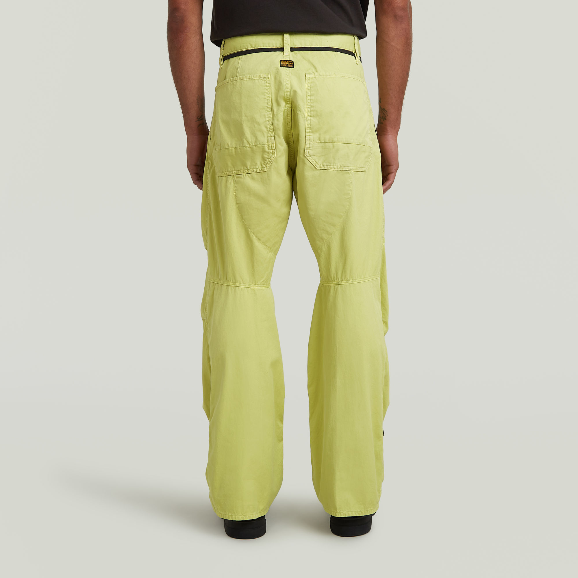 G-Star RAW Pleated 3D Denim Broek Groen Heren