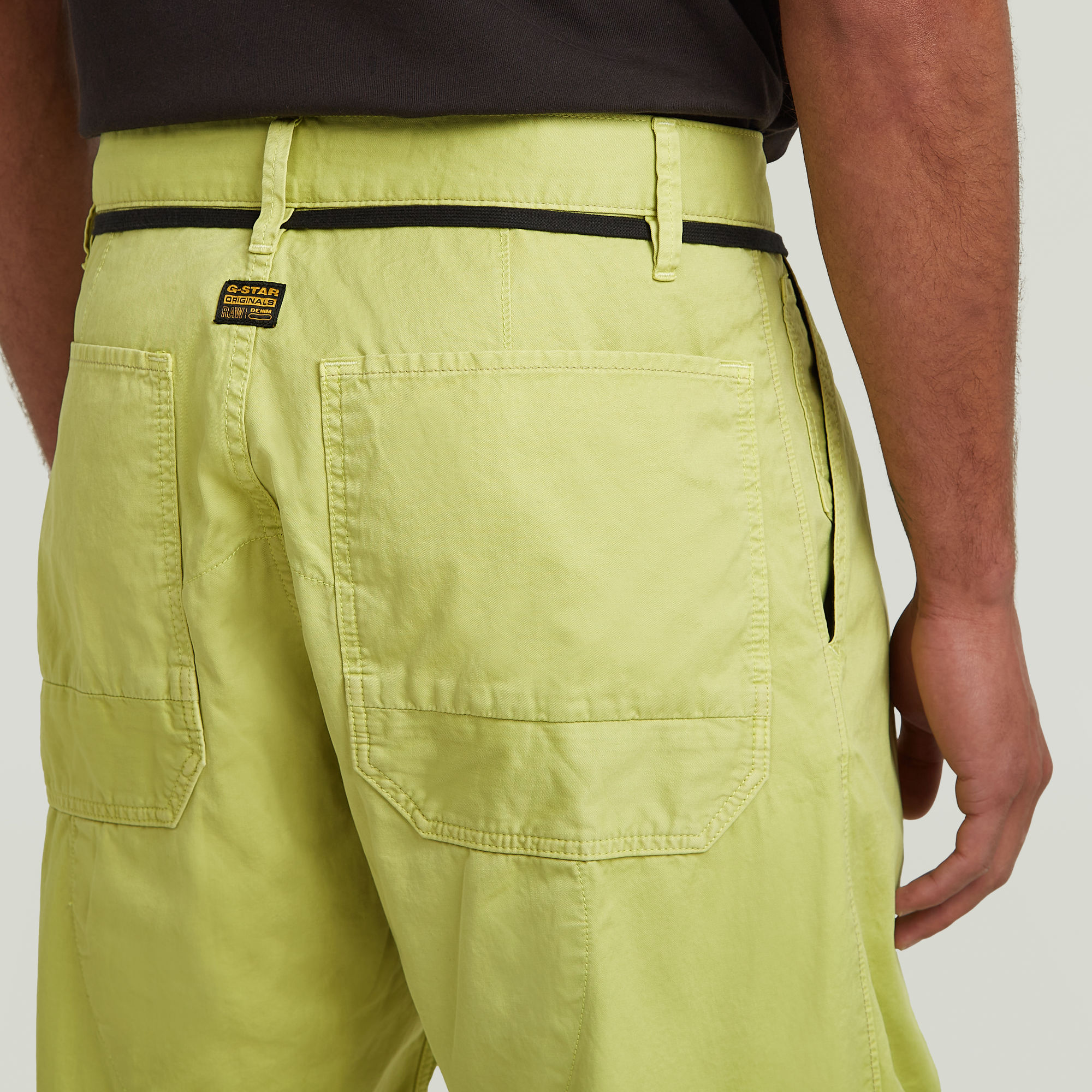 G-Star RAW Pleated 3D Denim Broek Groen Heren