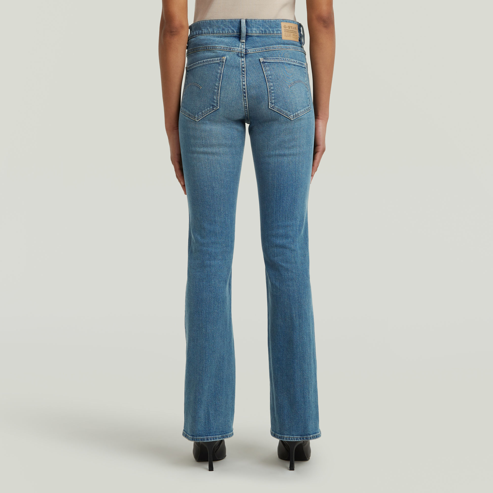 G-Star RAW Noxer Bootcut Jeans Midden blauw Dames