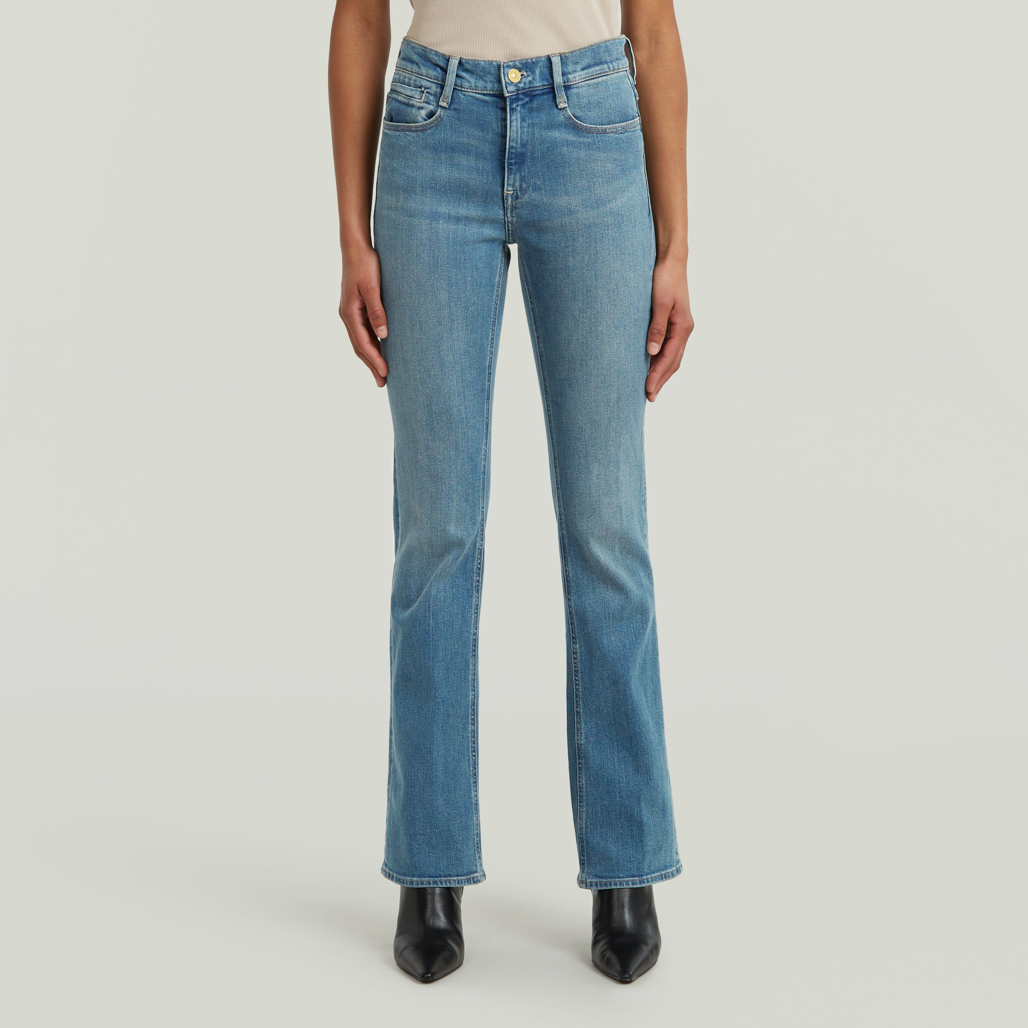 

Noxer Bootcut Jeans - Medium blue - Women