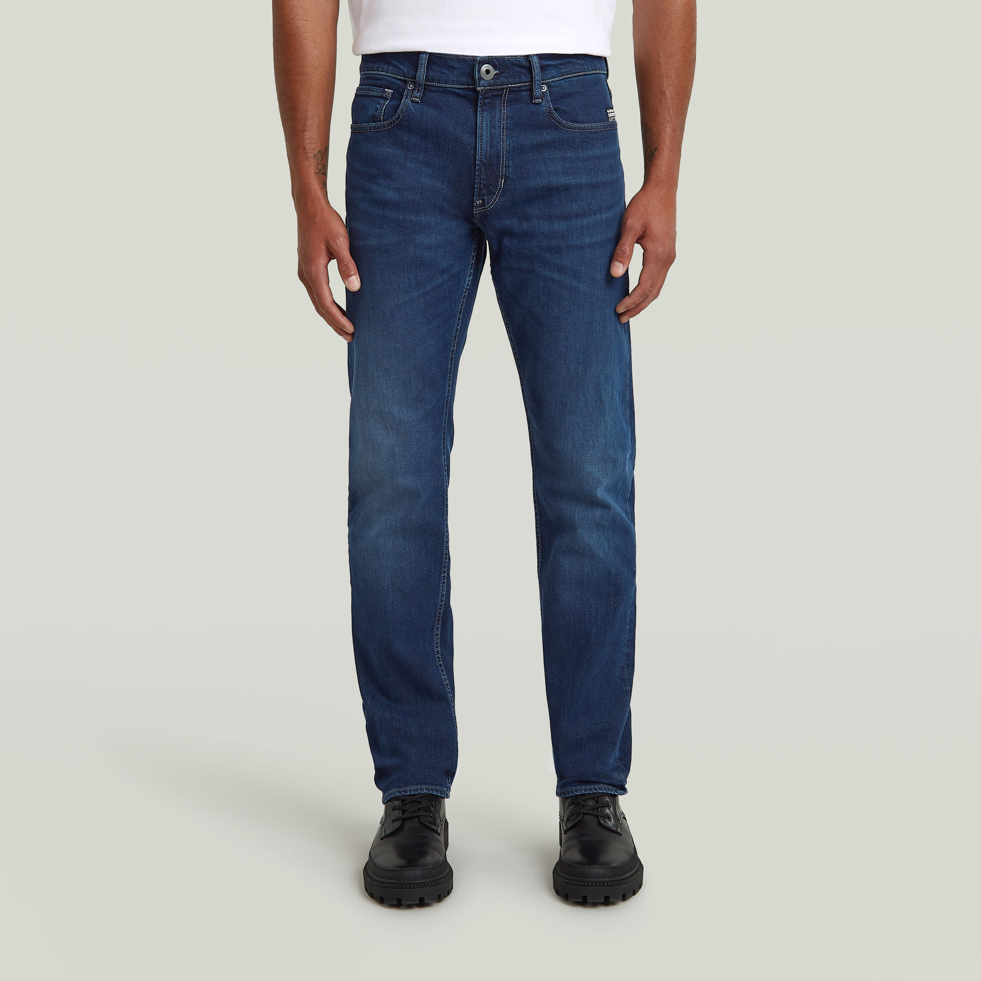 

Mosa Straight Jeans - Dark blue - Men