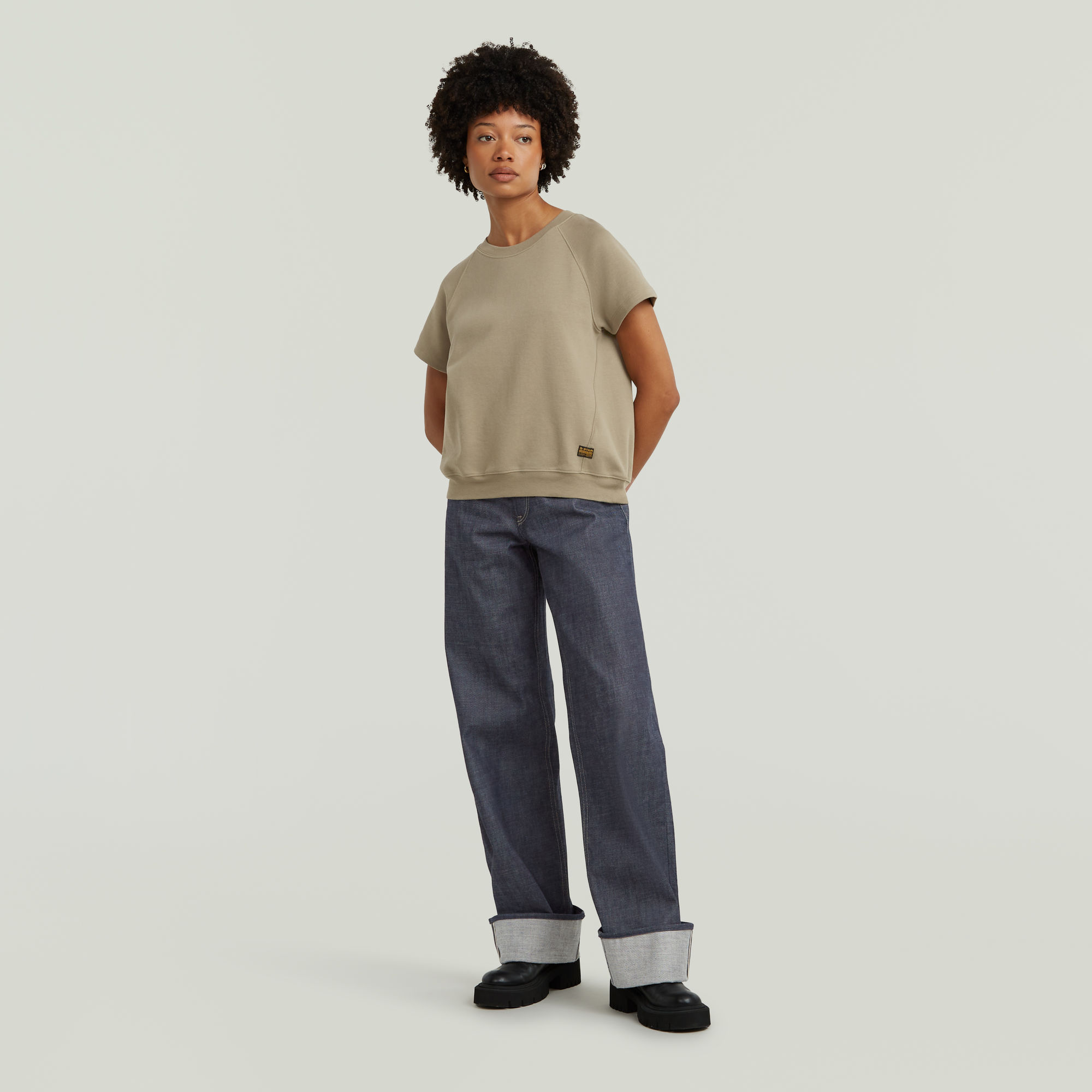 G-Star RAW Raglan T-shirt Groen Dames