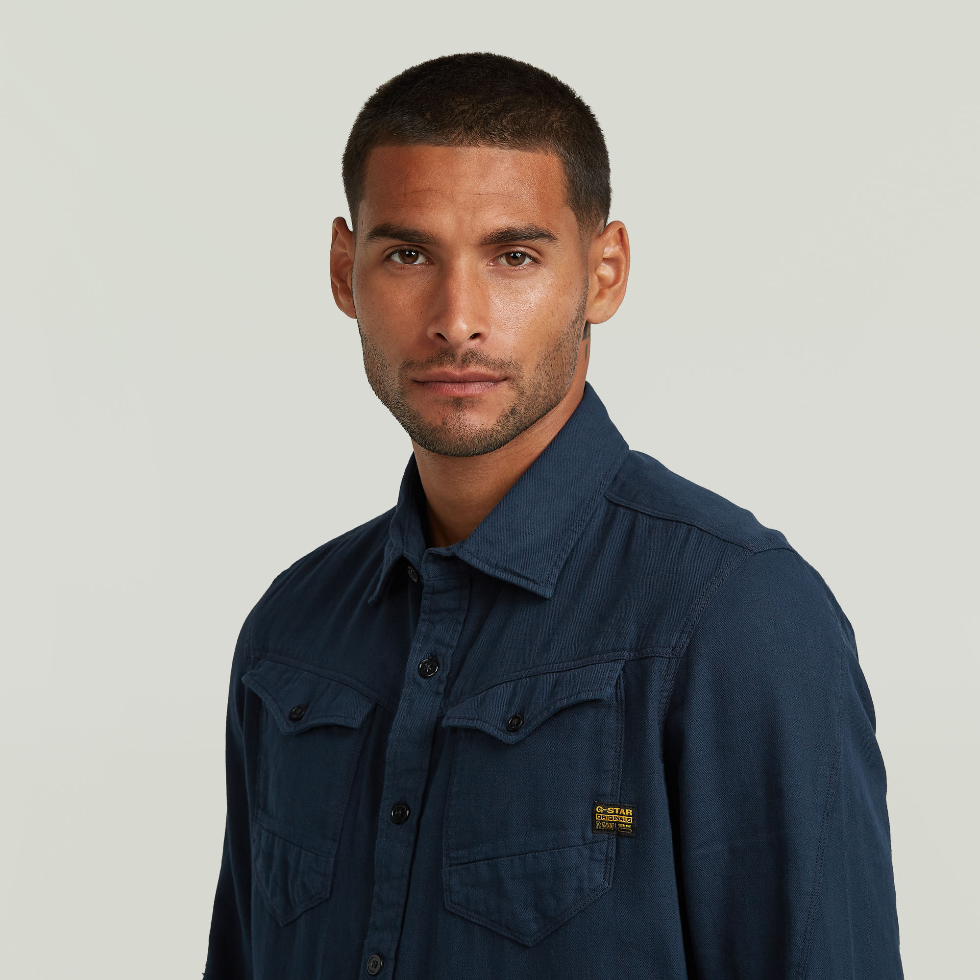 G-Star RAW Arc 3D Slim Shirt Donkerblauw Heren