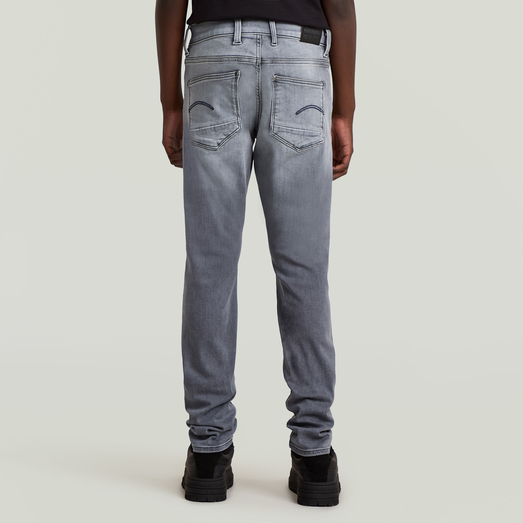 G-Star RAW Revend Skinny Jeans Jongens Grijs jongens