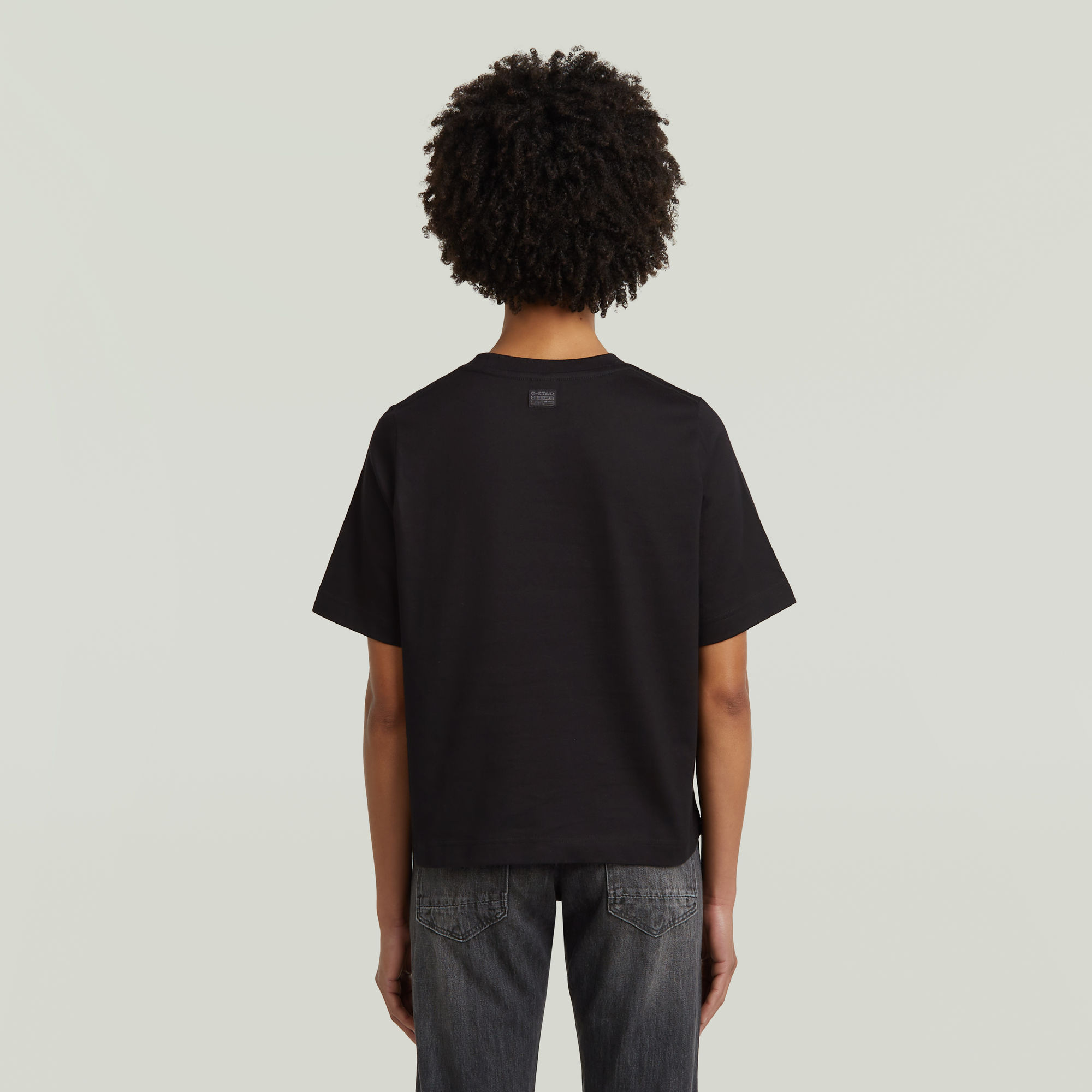 G-Star RAW Boxy T-shirt Zwart Dames