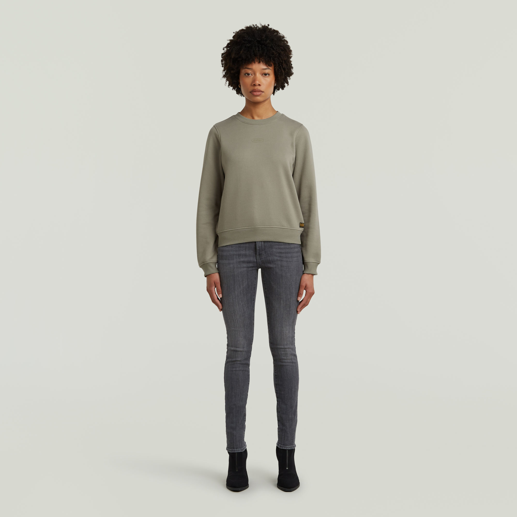 Thumbnail - Kafey Ultra High Skinny Jeans - Grau - Damen