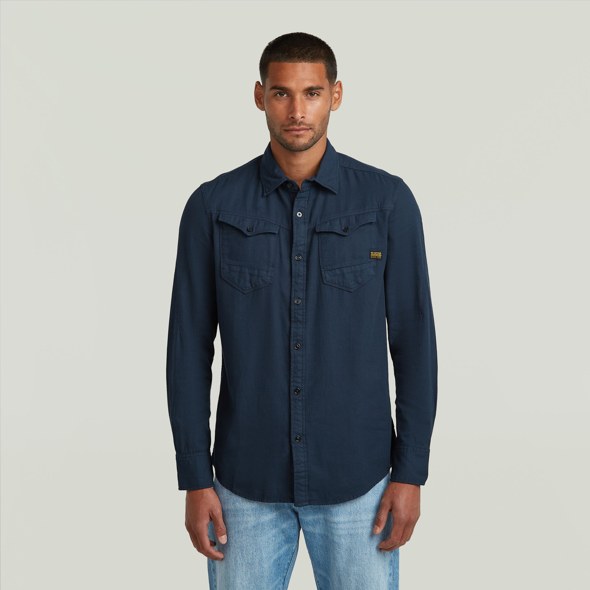 Arc 3D Slim Hemd - Dunkelblau - Herren