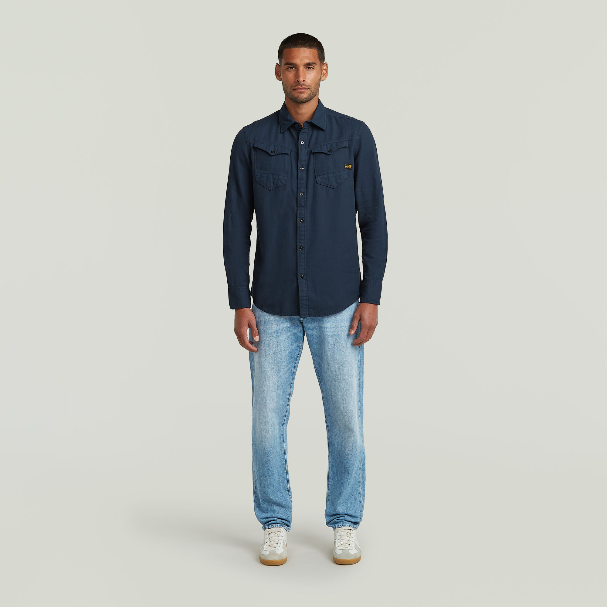 G-Star RAW Arc 3D Slim Shirt Donkerblauw Heren