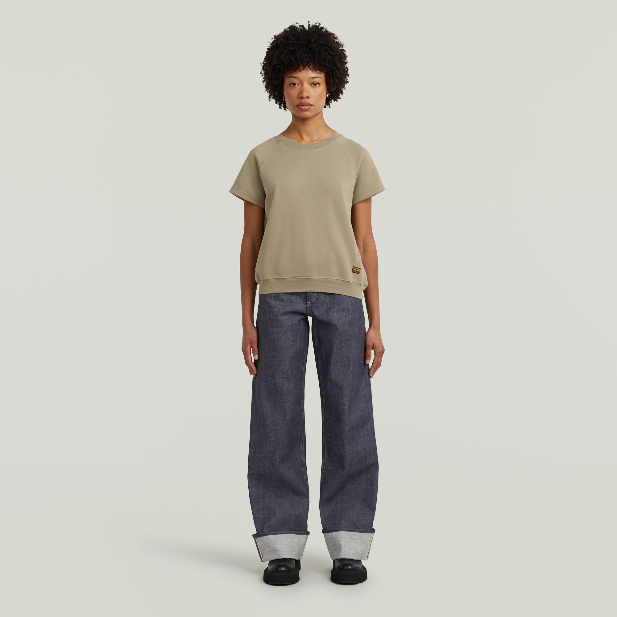 G-Star RAW Raglan T-shirt Groen Dames