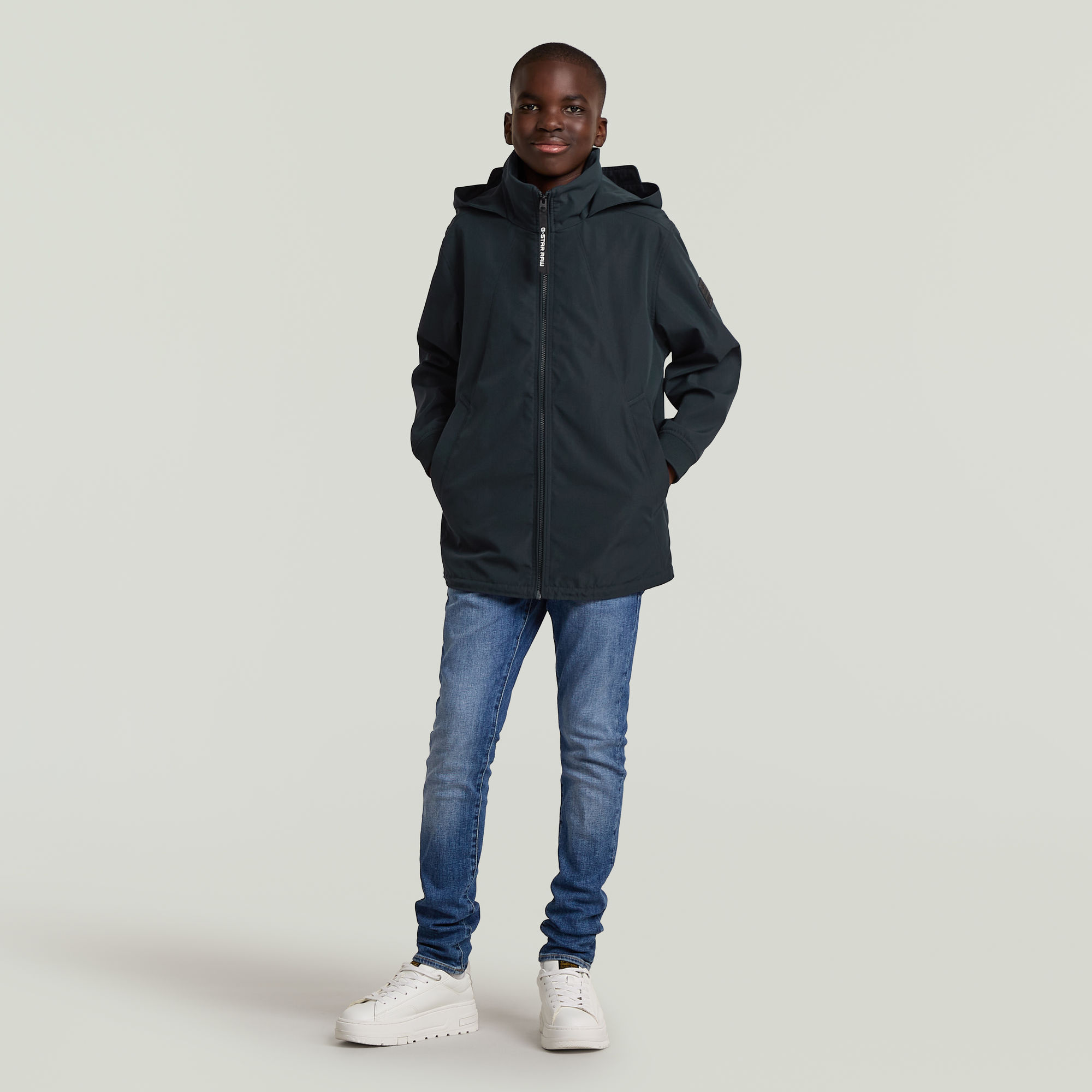 Thumbnail - Boys Expedition Jacket - Dunkelblau - jungen