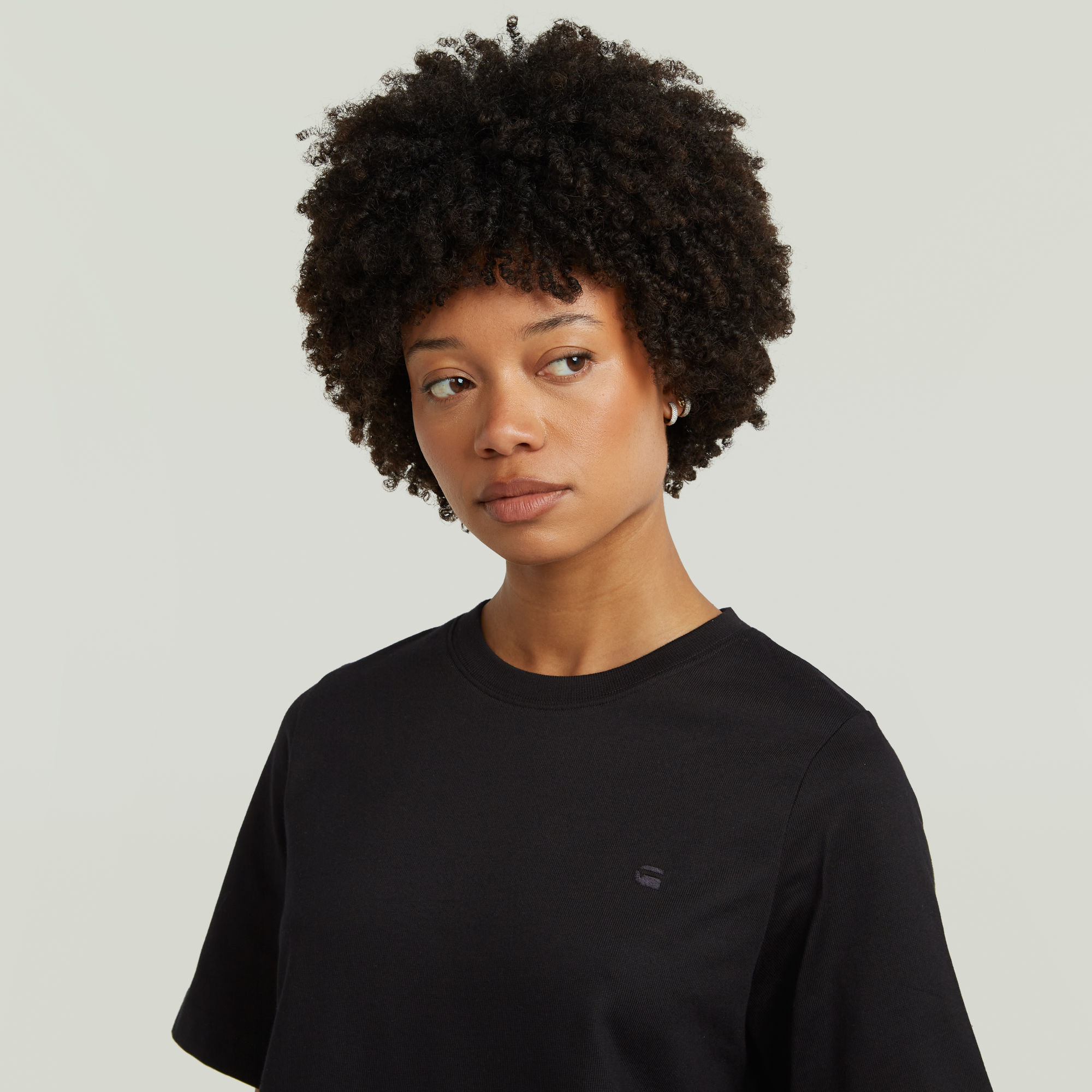 G-Star RAW Boxy T-shirt Zwart Dames