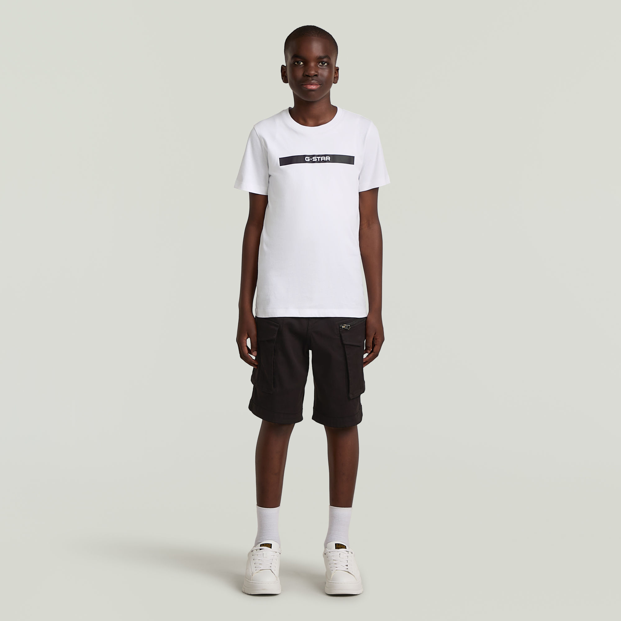 Thumbnail - Boys Rovic Utility Shorts - Schwarz - jungen