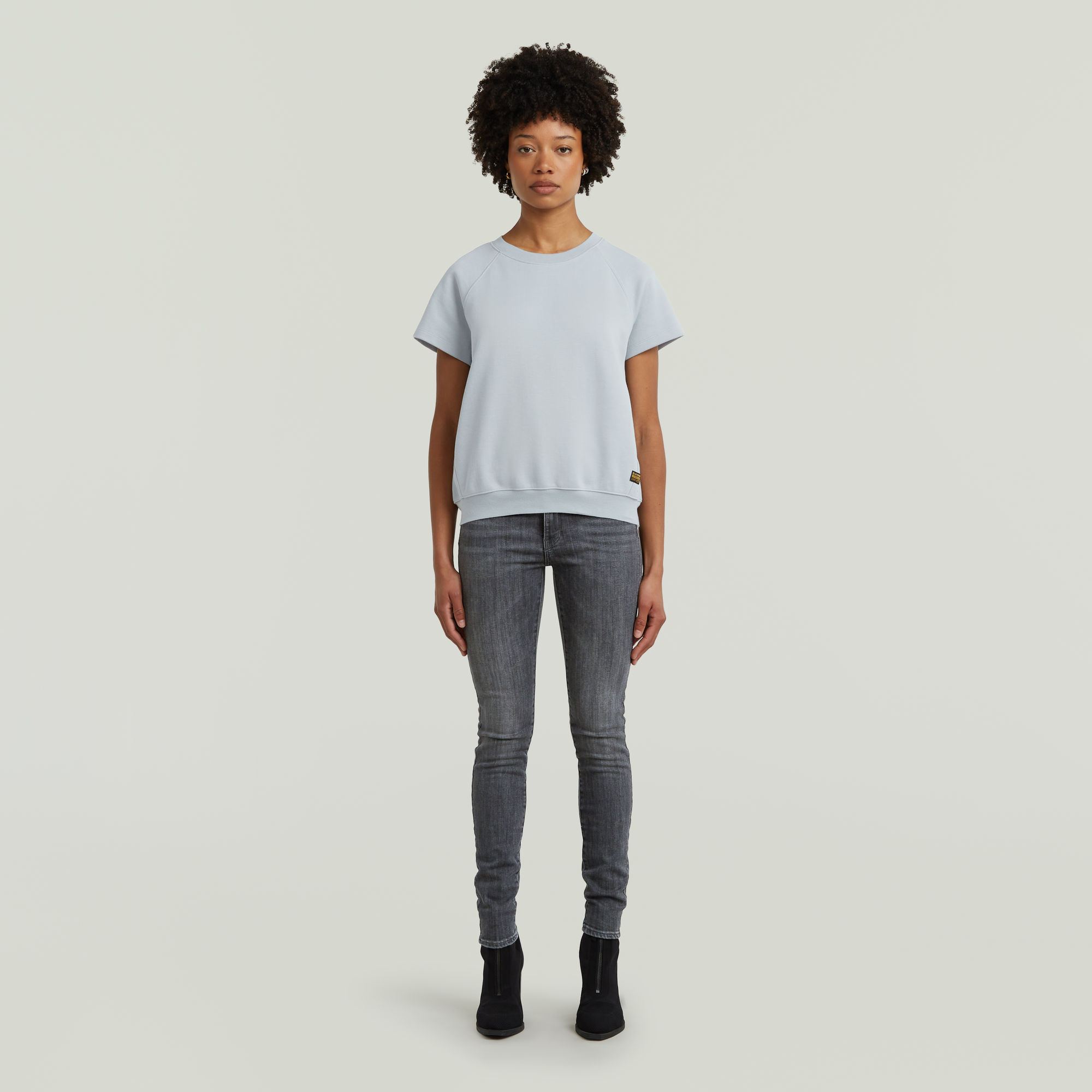 Thumbnail - Raglan T-Shirt - Grau - Damen