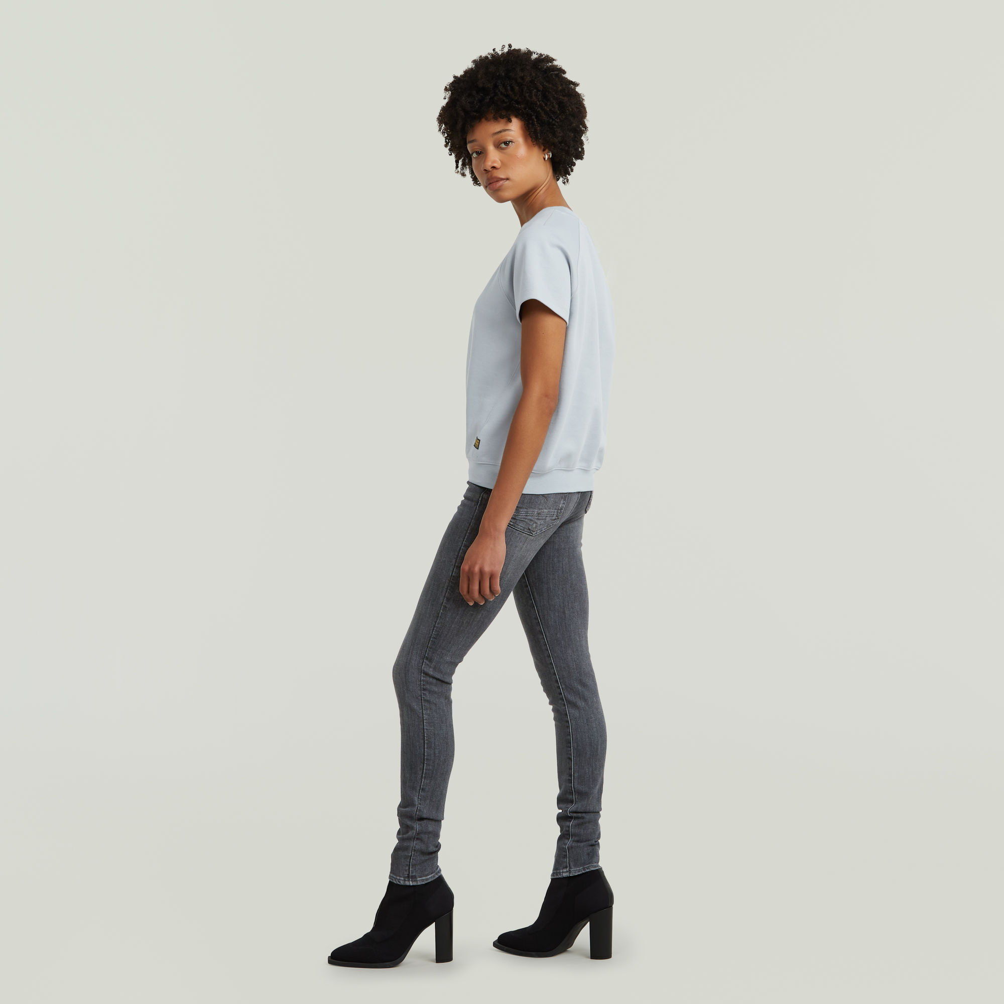 G-Star RAW Raglan T-shirt Grijs Dames