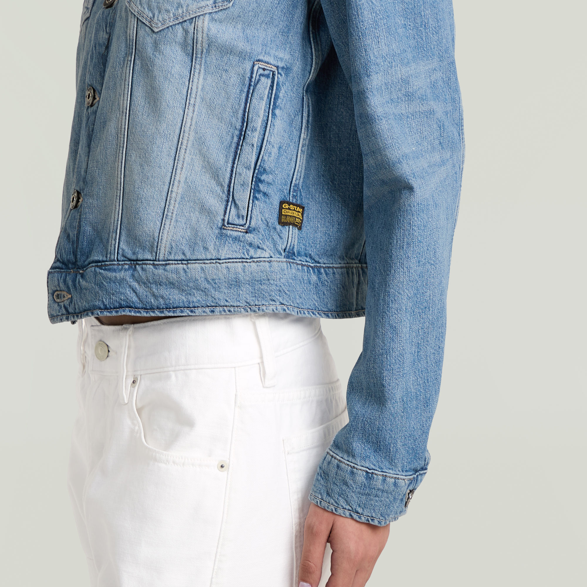 G-Star RAW Arc 3D Jack Midden blauw Dames