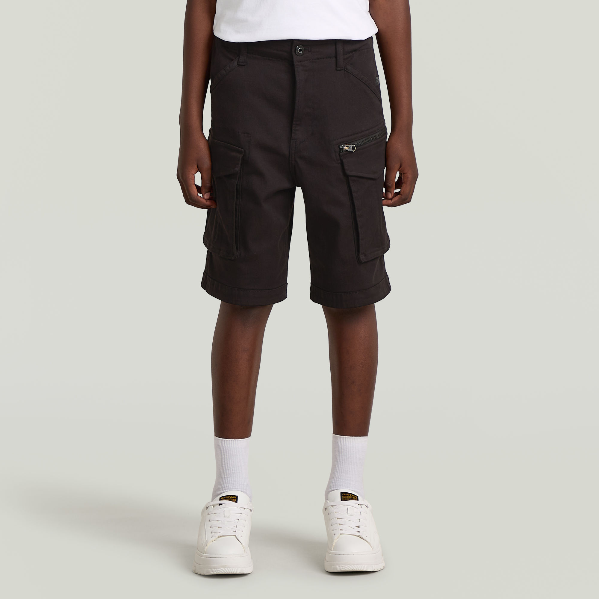 

Boys Rovic Utility Shorts - Black - boys