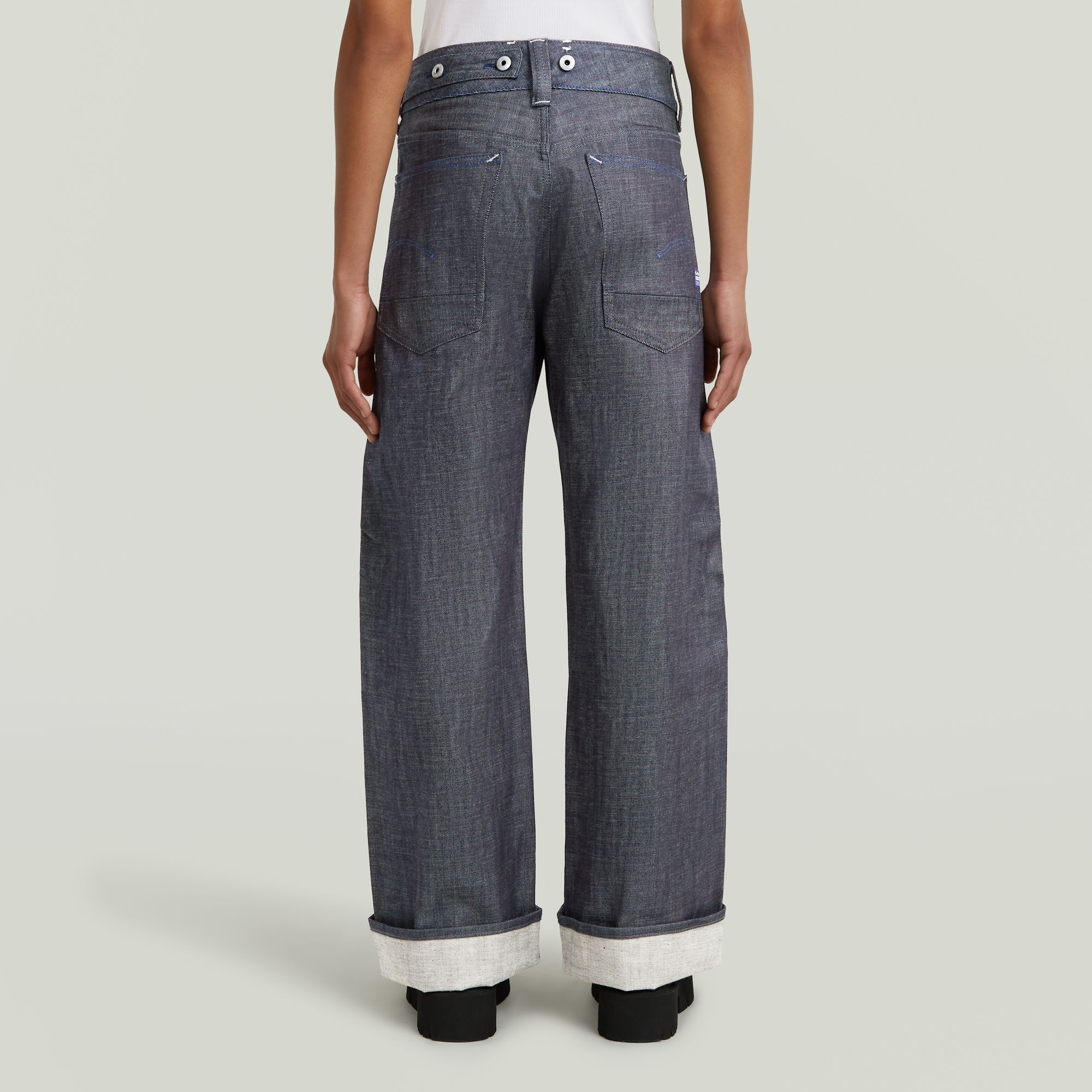 G-Star RAW G-STAR Origins Bowey 3D Selvedge Jeans Donkerblauw Dames