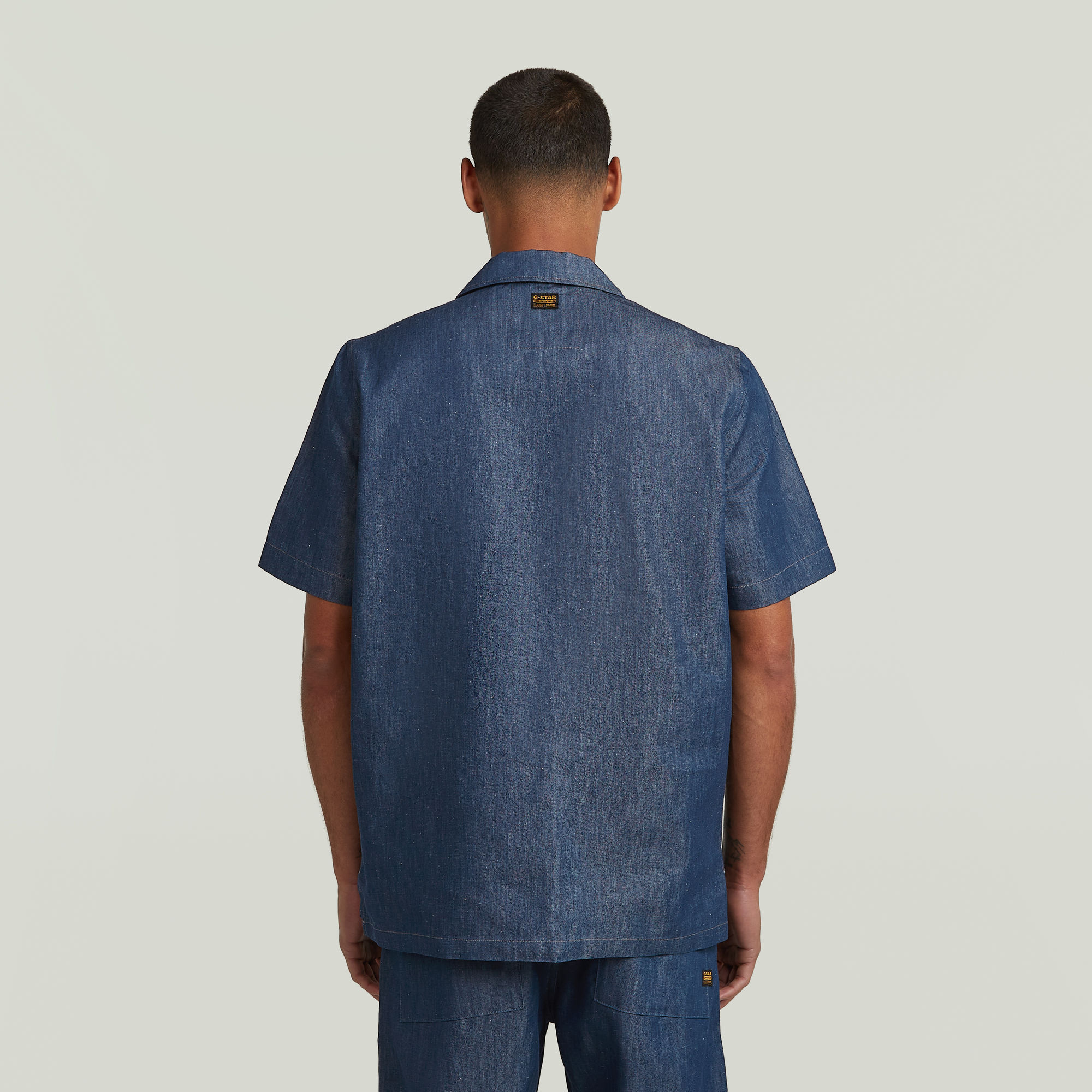 G-Star RAW Workwear Resort Regular Overhemd Donkerblauw Heren