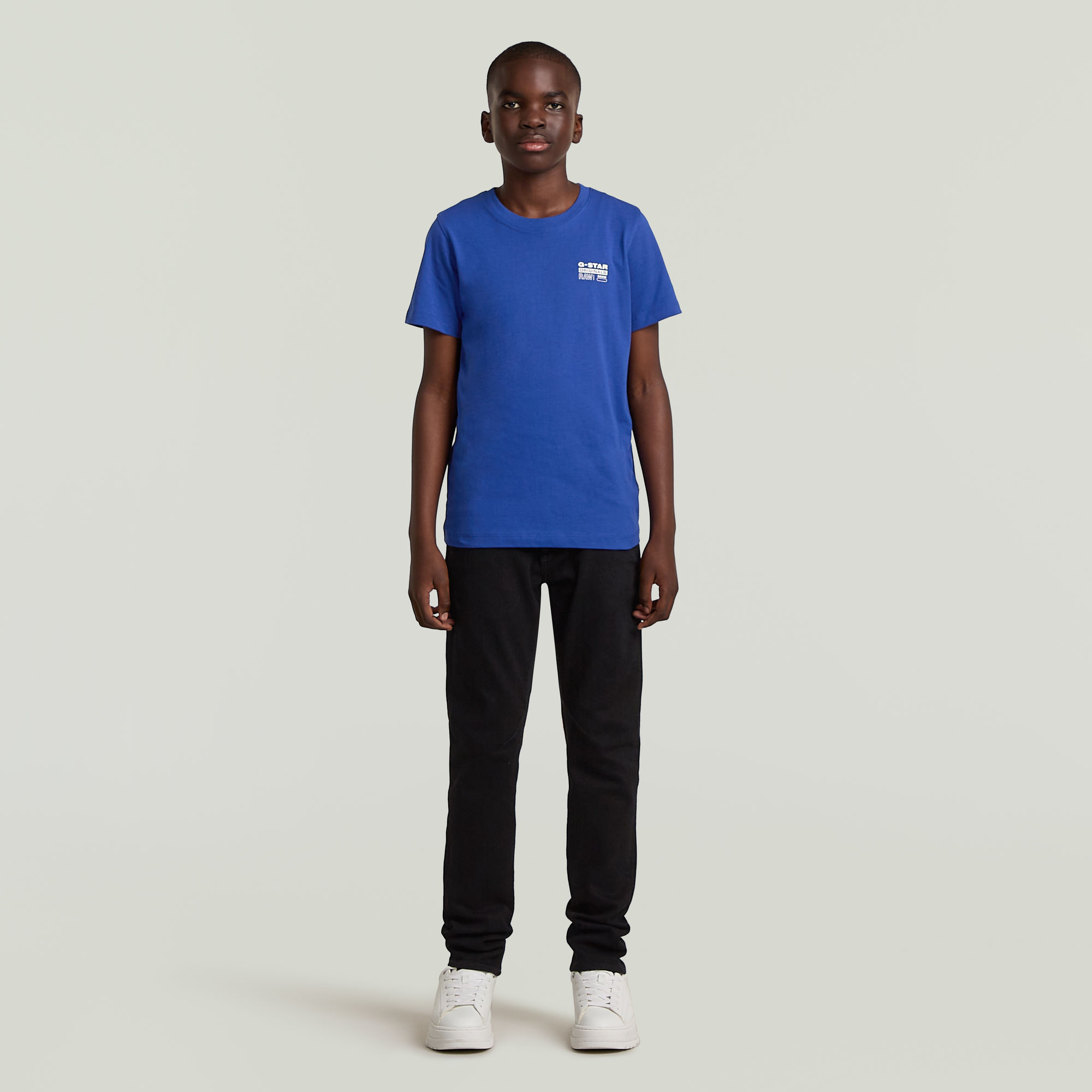 Thumbnail - Boys T-Shirt Regular - Mittelblau - jungen