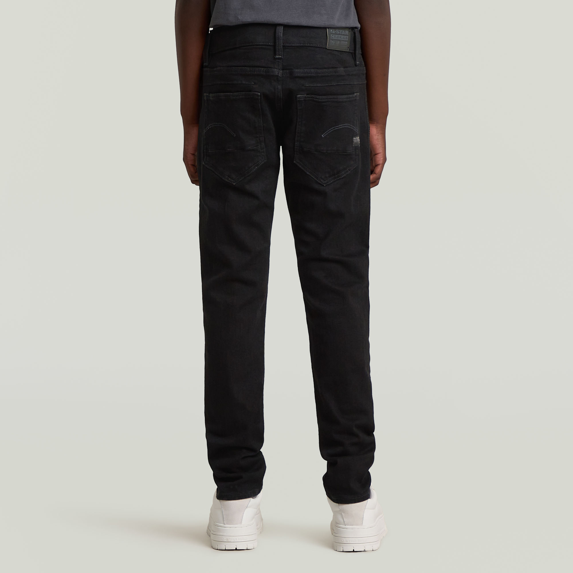G-Star RAW D-STAQ Slim Jeans Jongens Zwart jongens