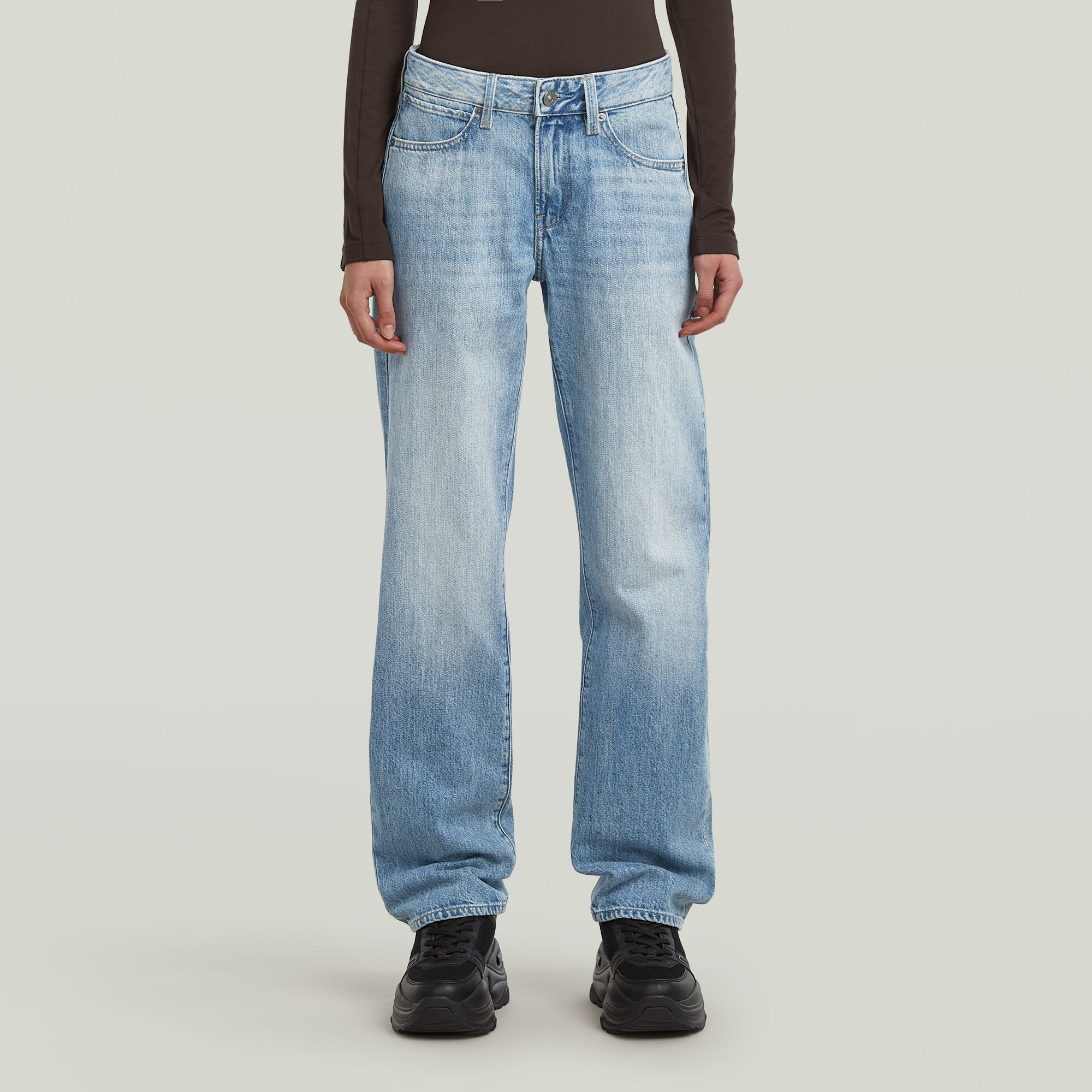 G-Star RAW G-Low Straight Jeans - Lichtblauw - Dames