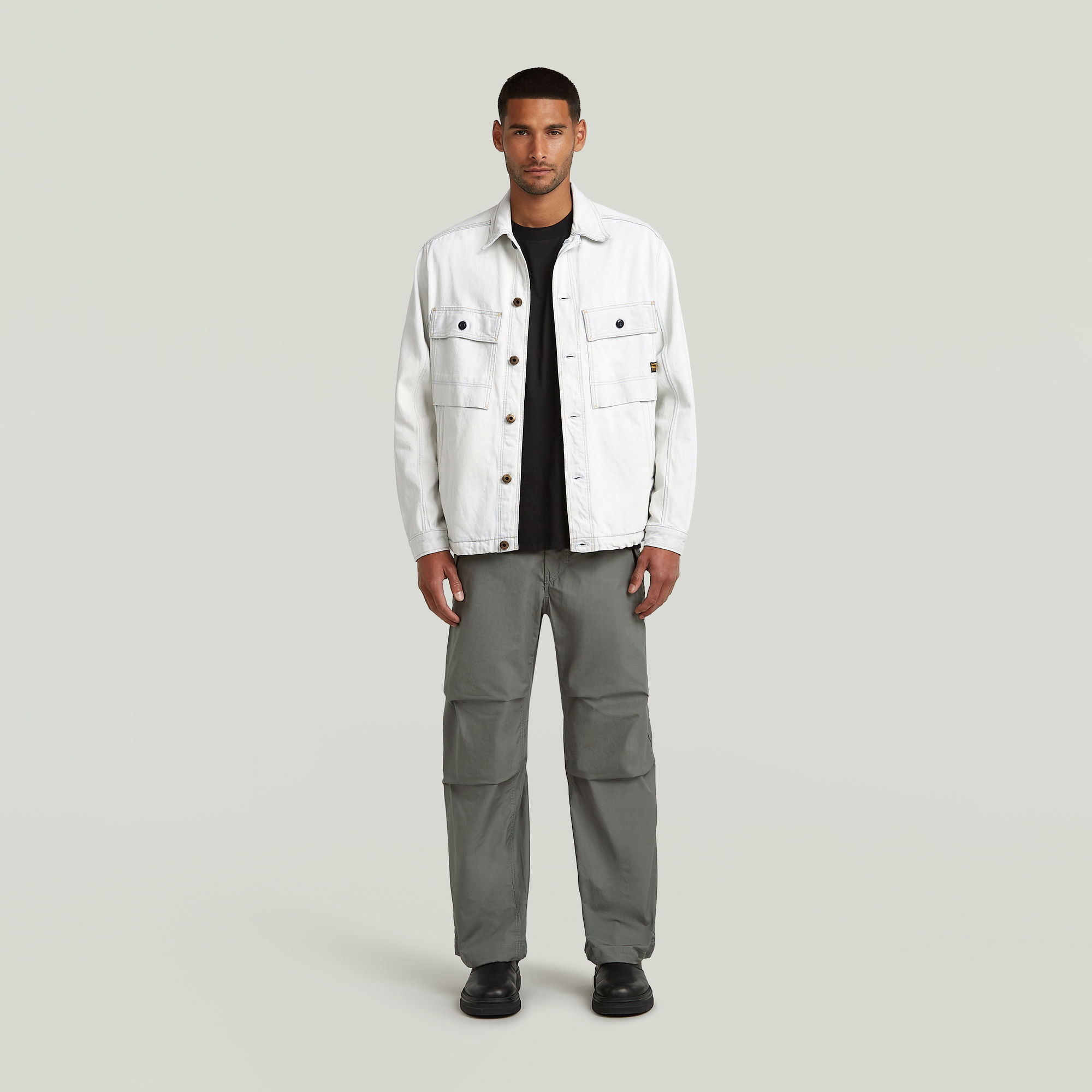 G-Star RAW Mosa Overshirt Lichtblauw Heren