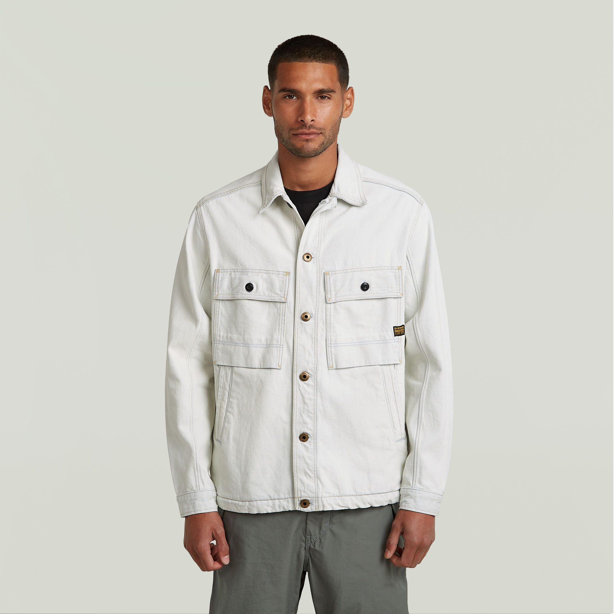 

Mosa Overshirt - Light blue - Men