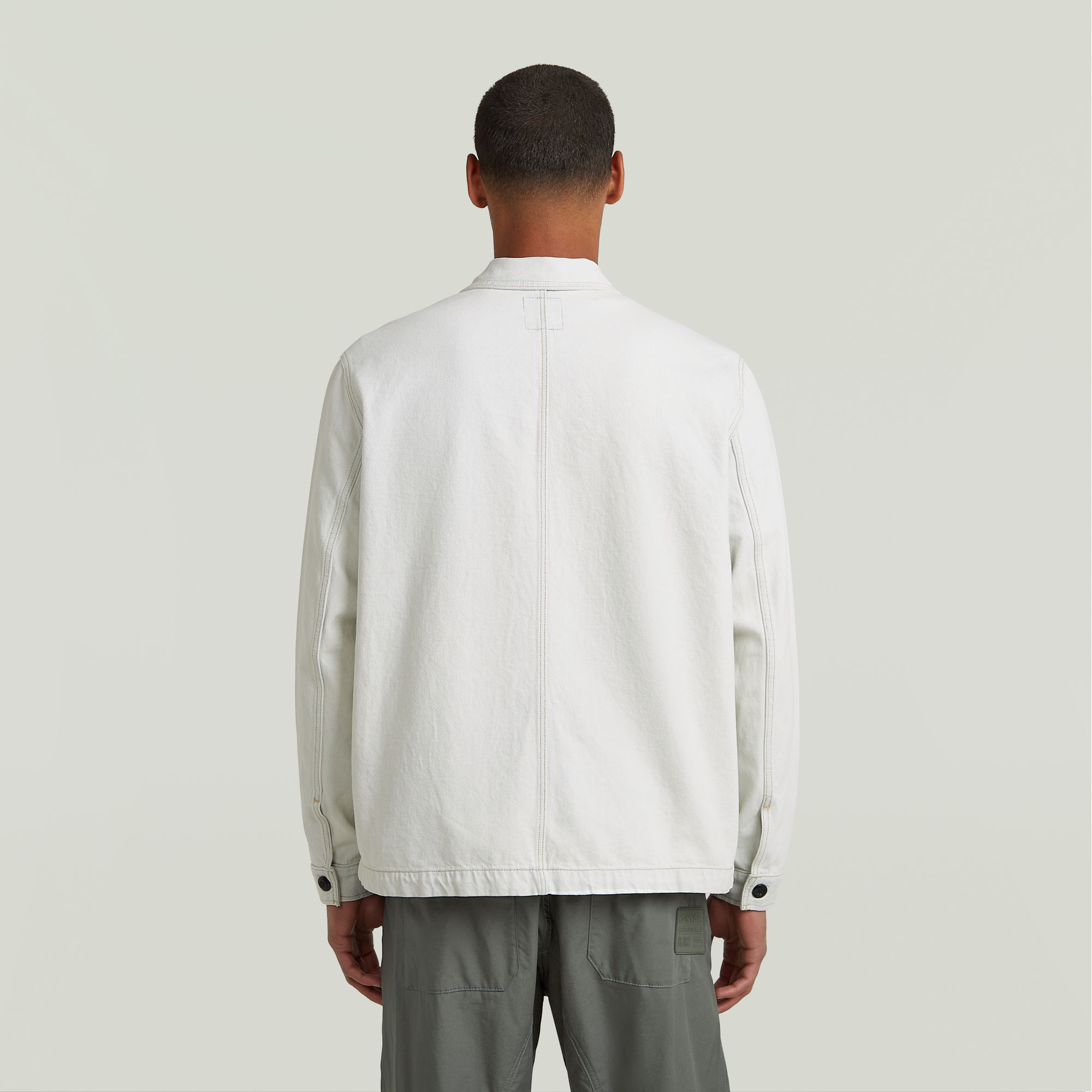 G-Star RAW Mosa Overshirt Lichtblauw Heren