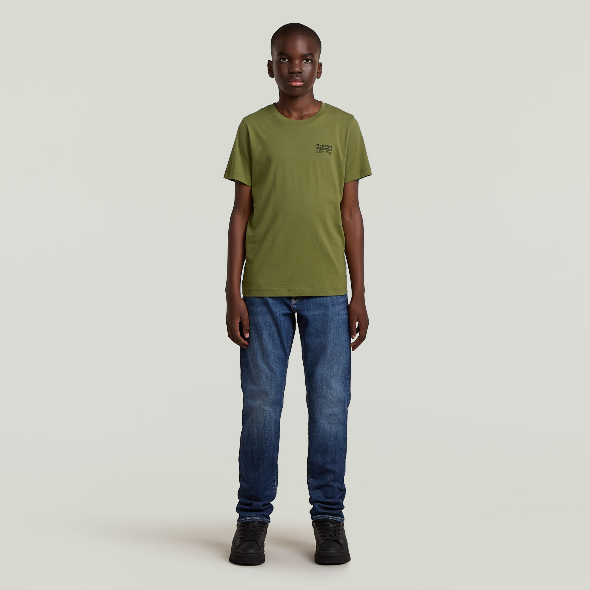 G-Star RAW 3301 Slim Jeans Jongens Donkerblauw jongens