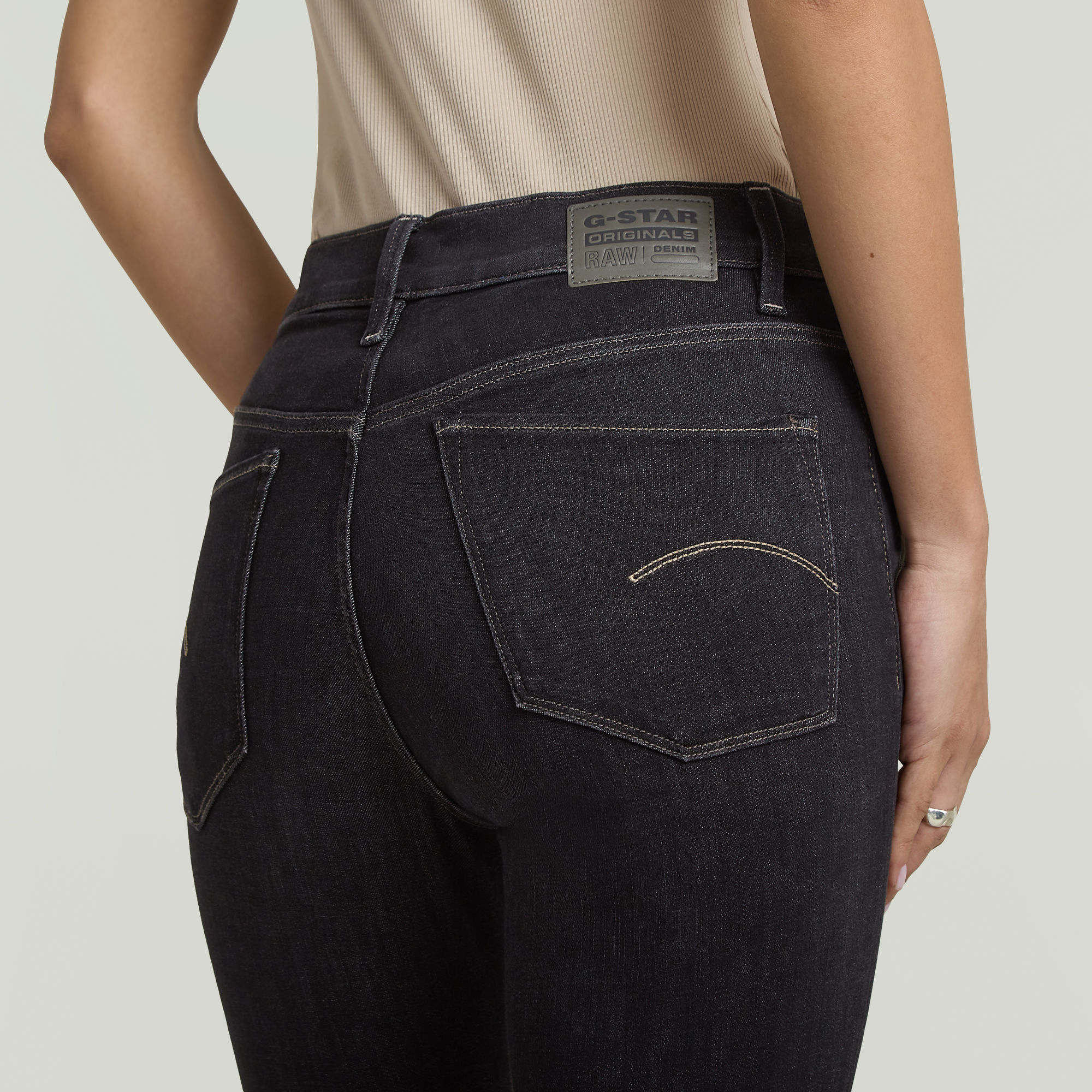 G-Star RAW 3301 Skinny Jeans II Zwart Dames