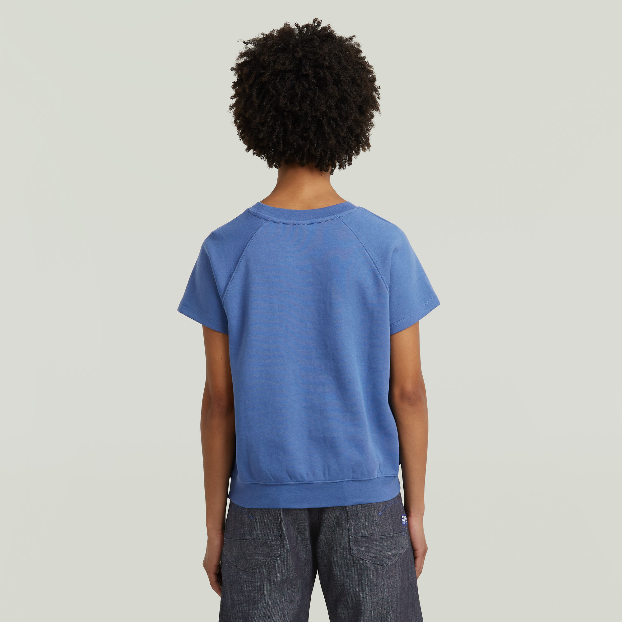 G-Star RAW Raglan T-shirt Midden blauw Dames